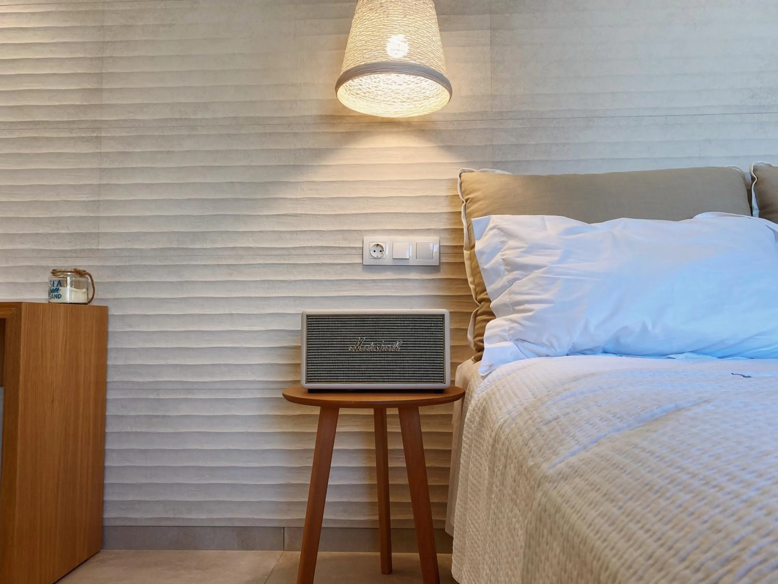 Bed in Aeolia suites