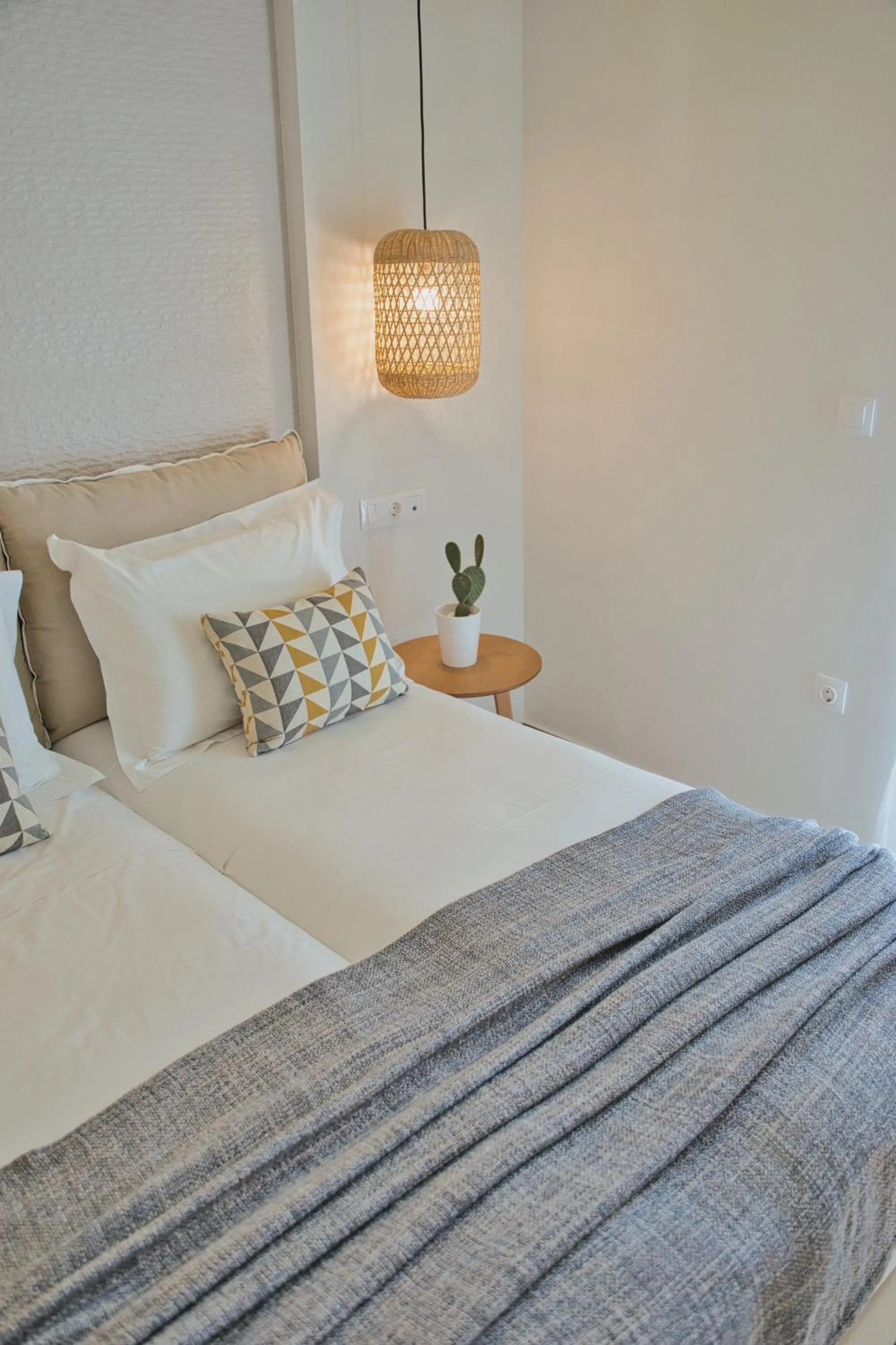 Bed in Aeolia suites