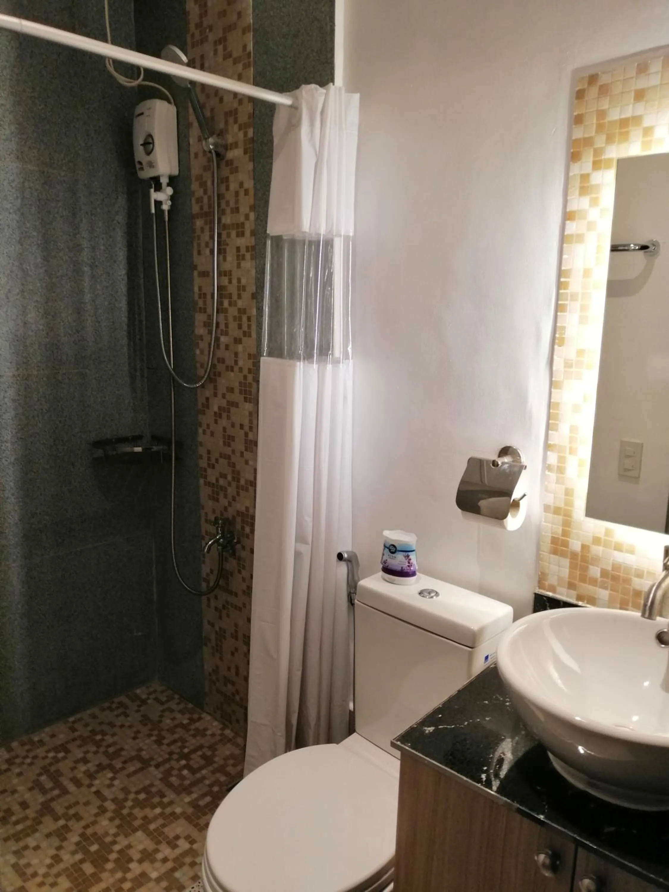 Shower in Hotel Rupert A Baler