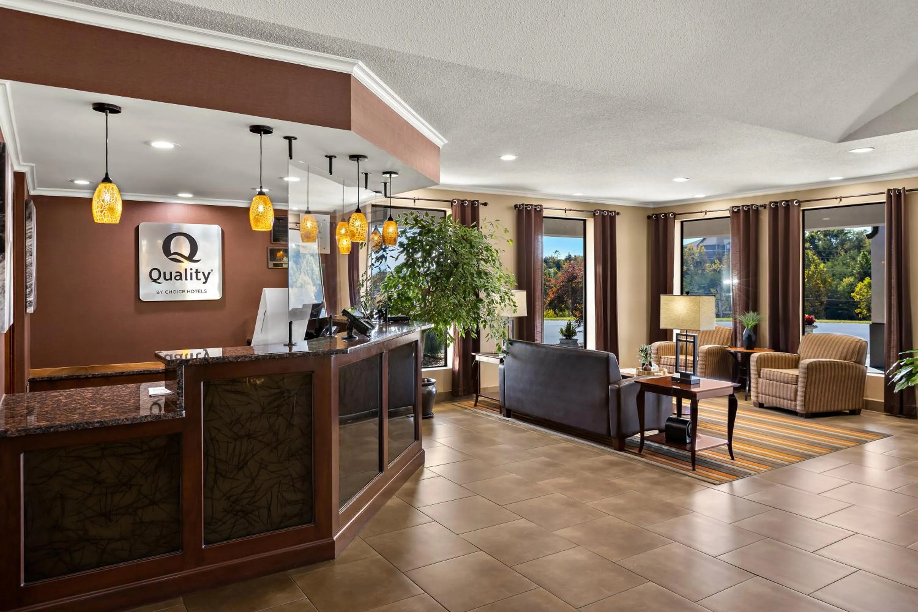 Lobby or reception in Quality Inn Dandridge