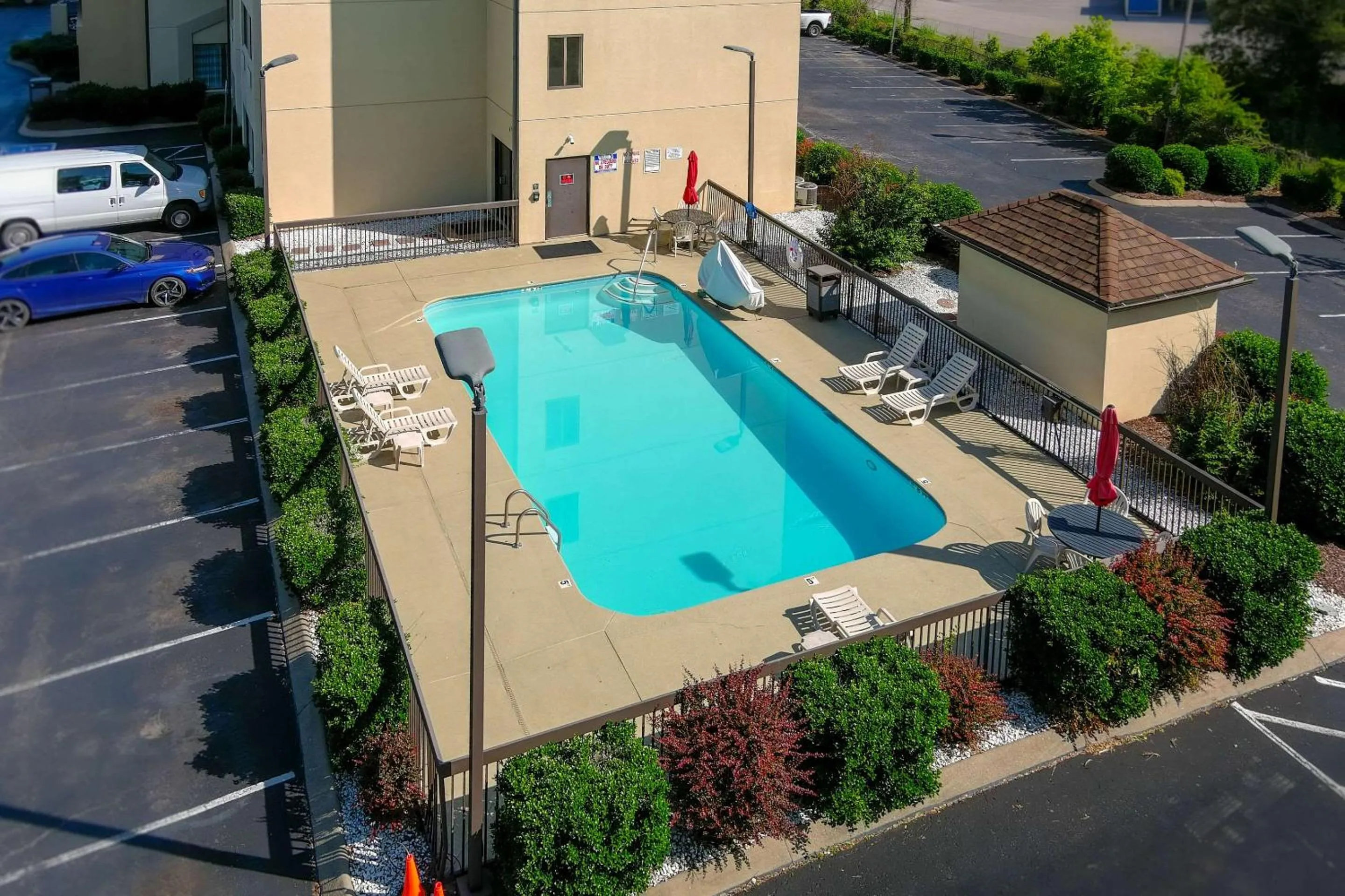 Swimming pool in Sleep Inn Murfreesboro Shopping District