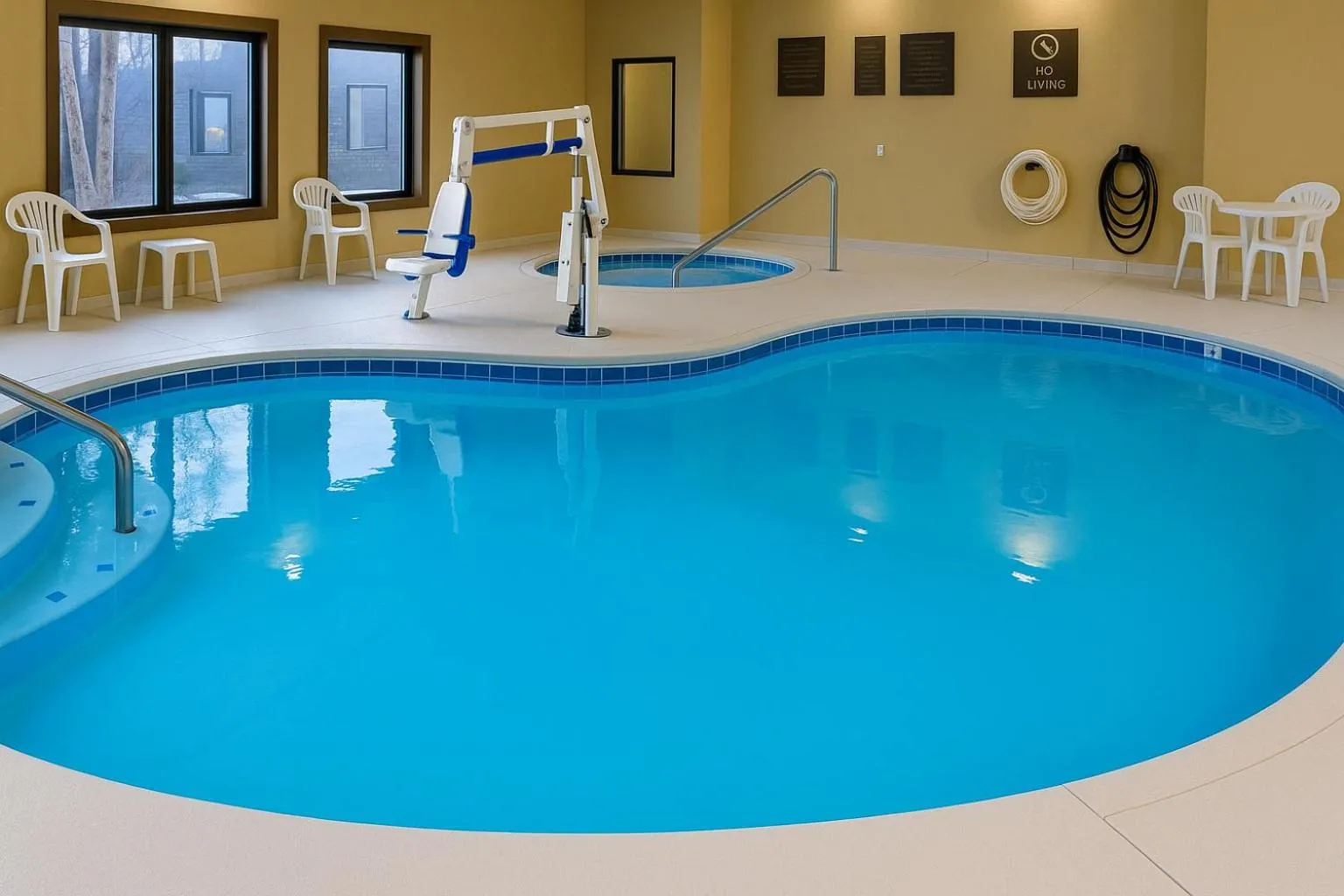 Swimming pool in Vista Suites Near Island and Leconte Convention Center