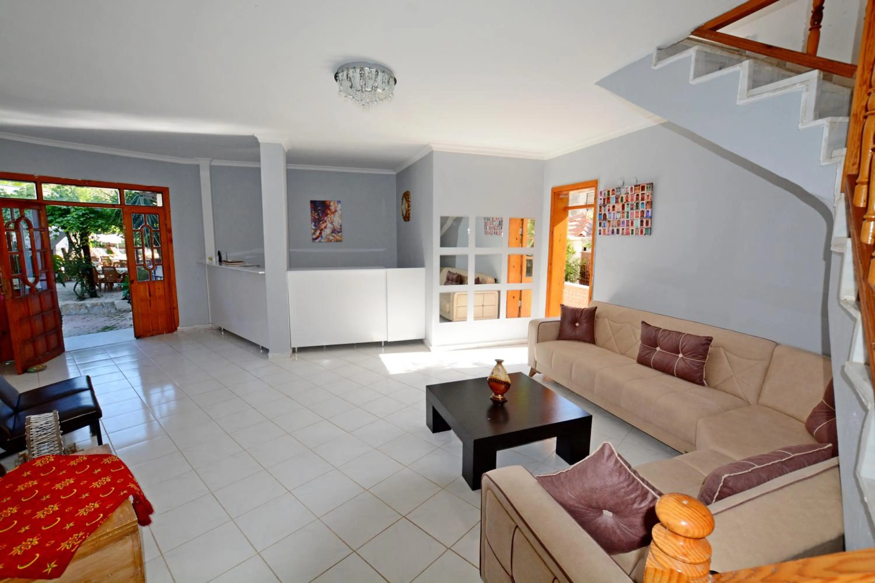 Lobby or reception, Seating Area in YENI DOGA HOTEL