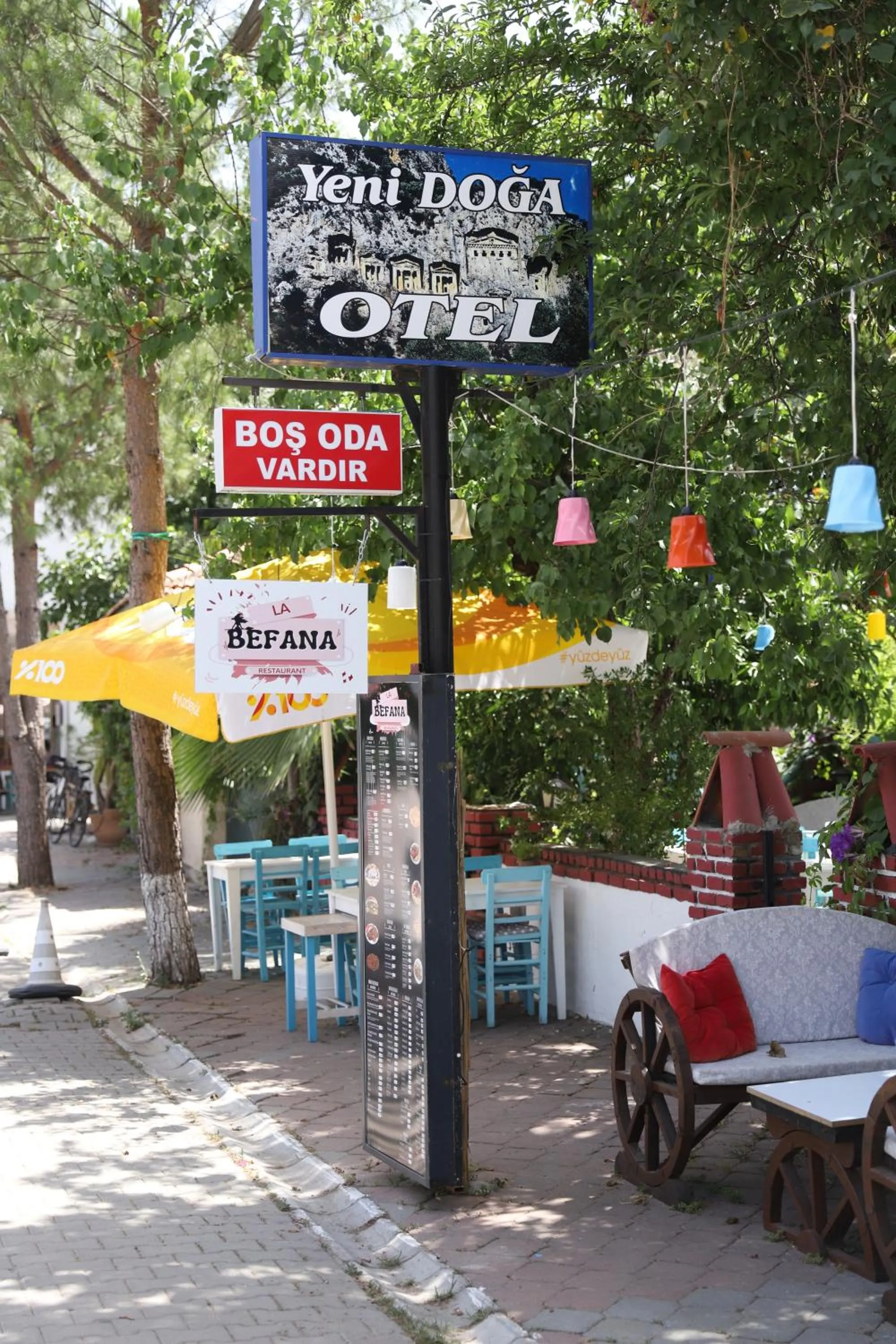 Restaurant/places to eat in YENI DOGA HOTEL