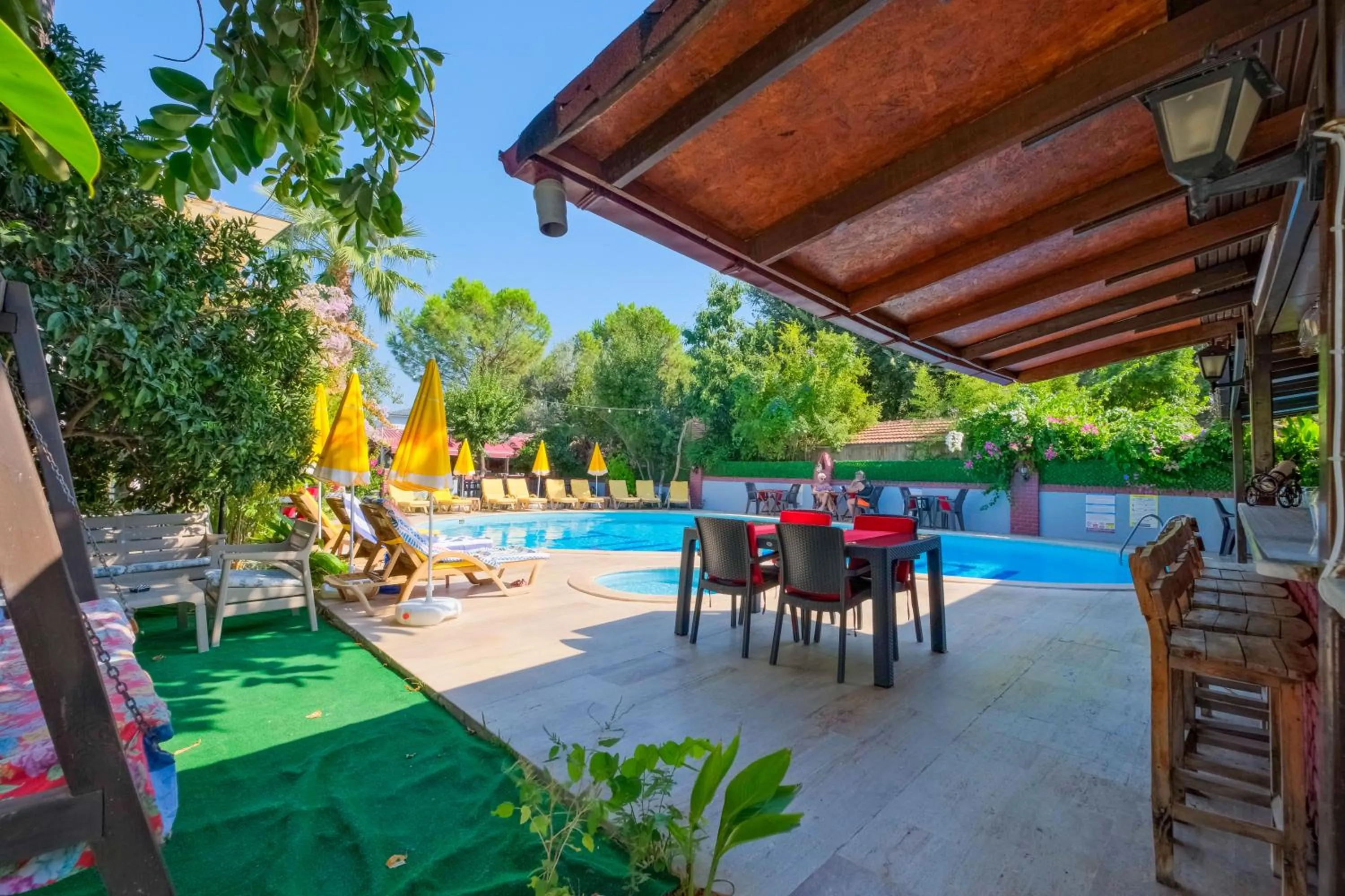 Garden view in YENI DOGA HOTEL