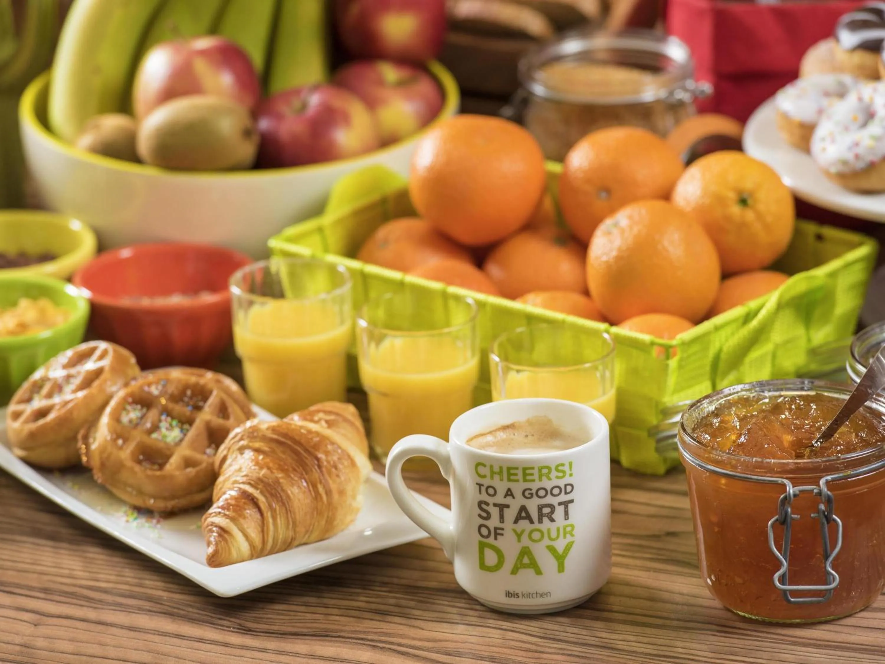 Breakfast in Ibis Styles Annemasse Genève