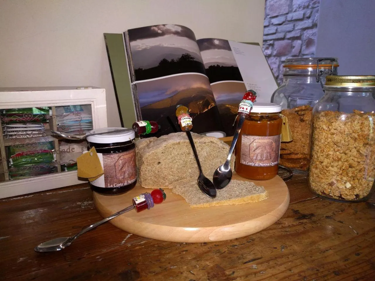 Food close-up in La Corte di Nonna Quercia