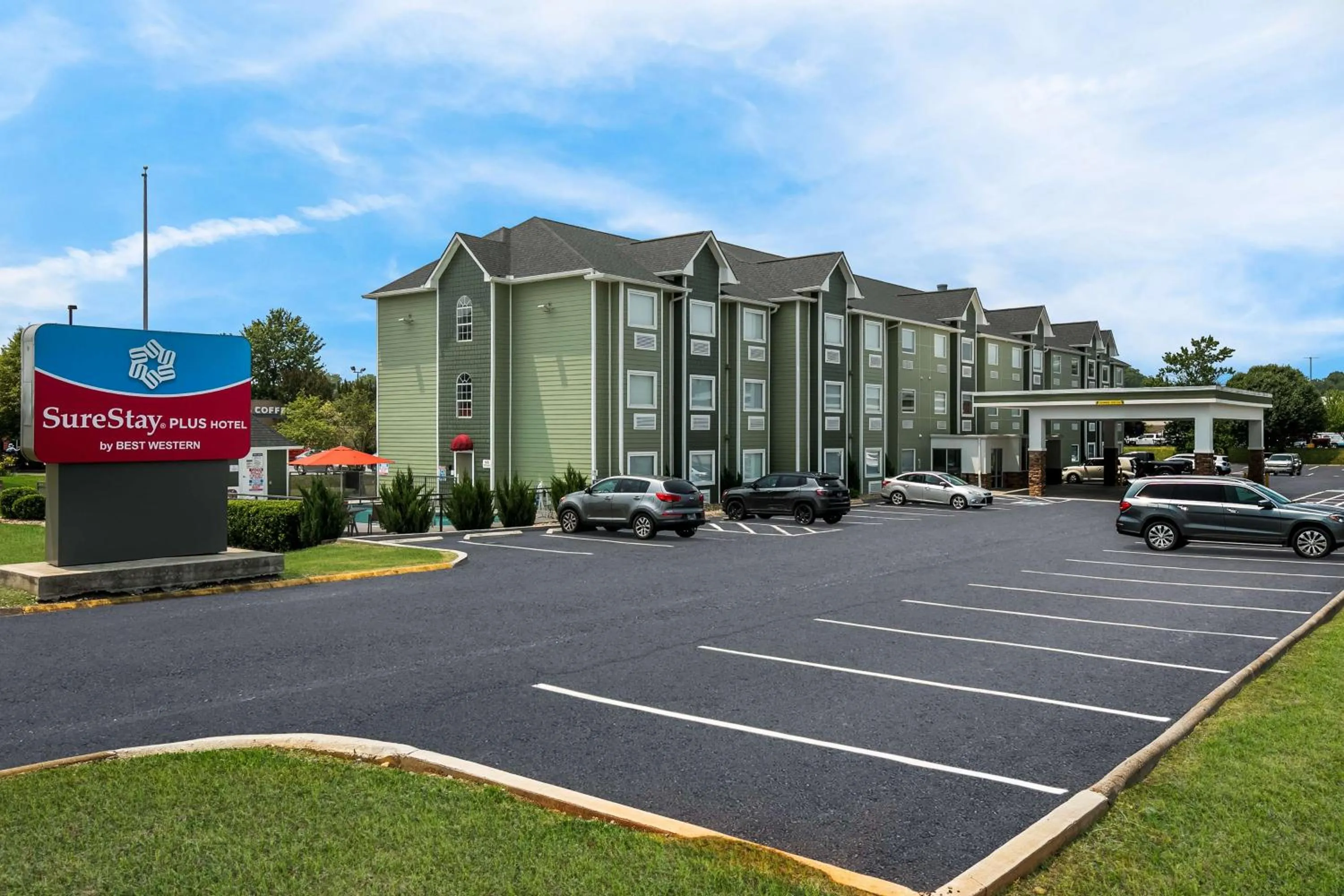 Property building in SureStay Plus Hotel by Best Western Sevierville
