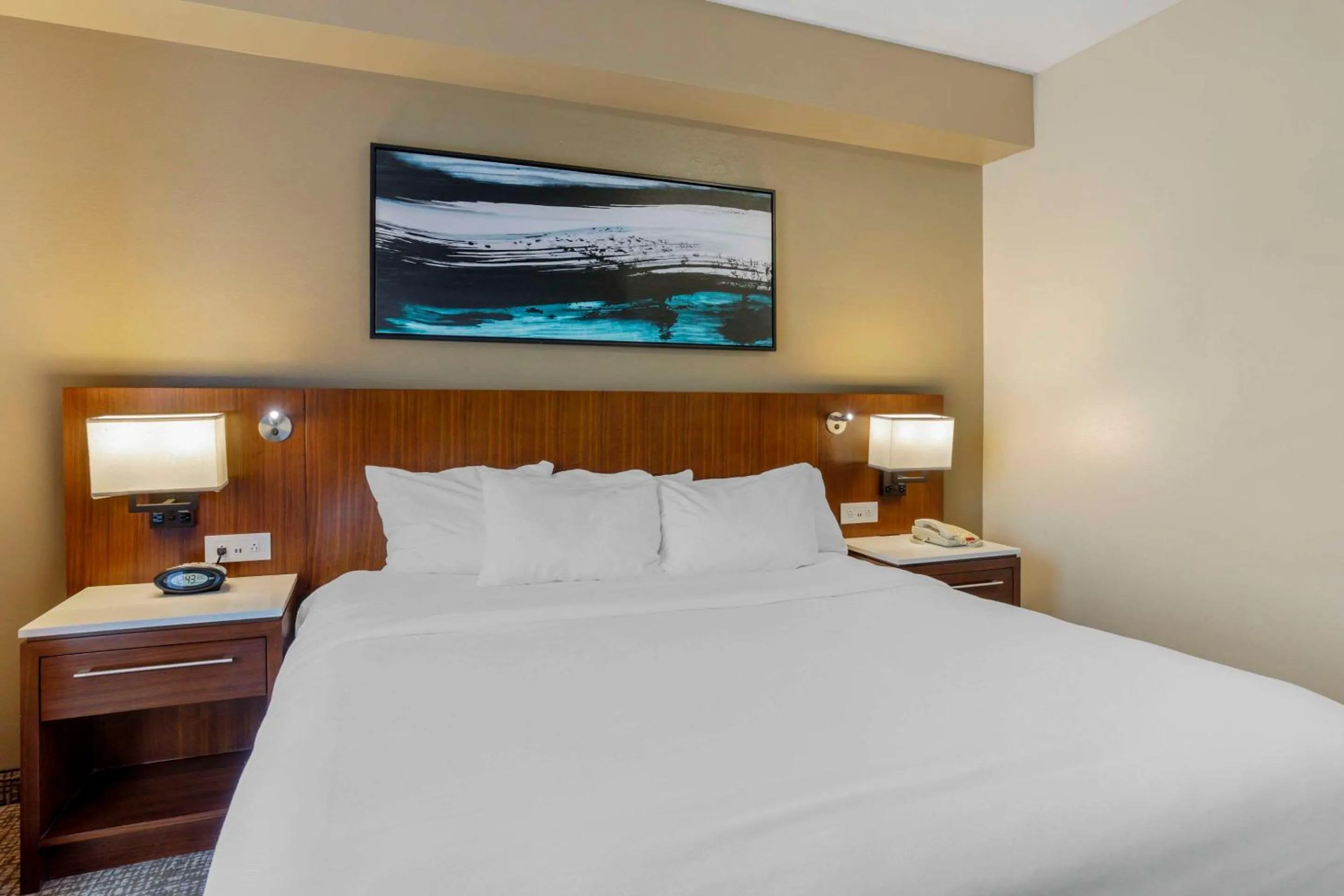 Bedroom, Bed in Comfort Suites Knoxville East