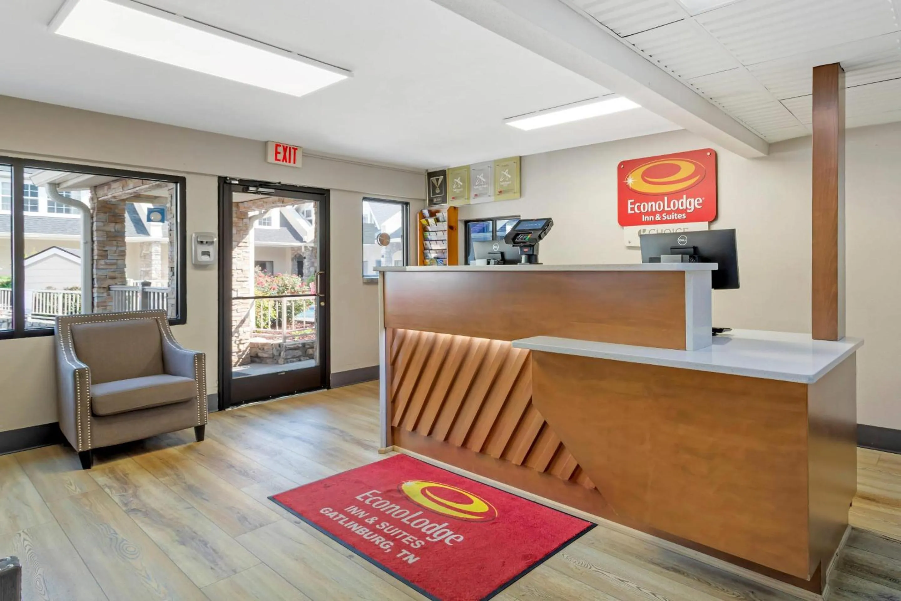 Lobby or reception in Econo Lodge Inn & Suites Gatlinburg at the Convention Center