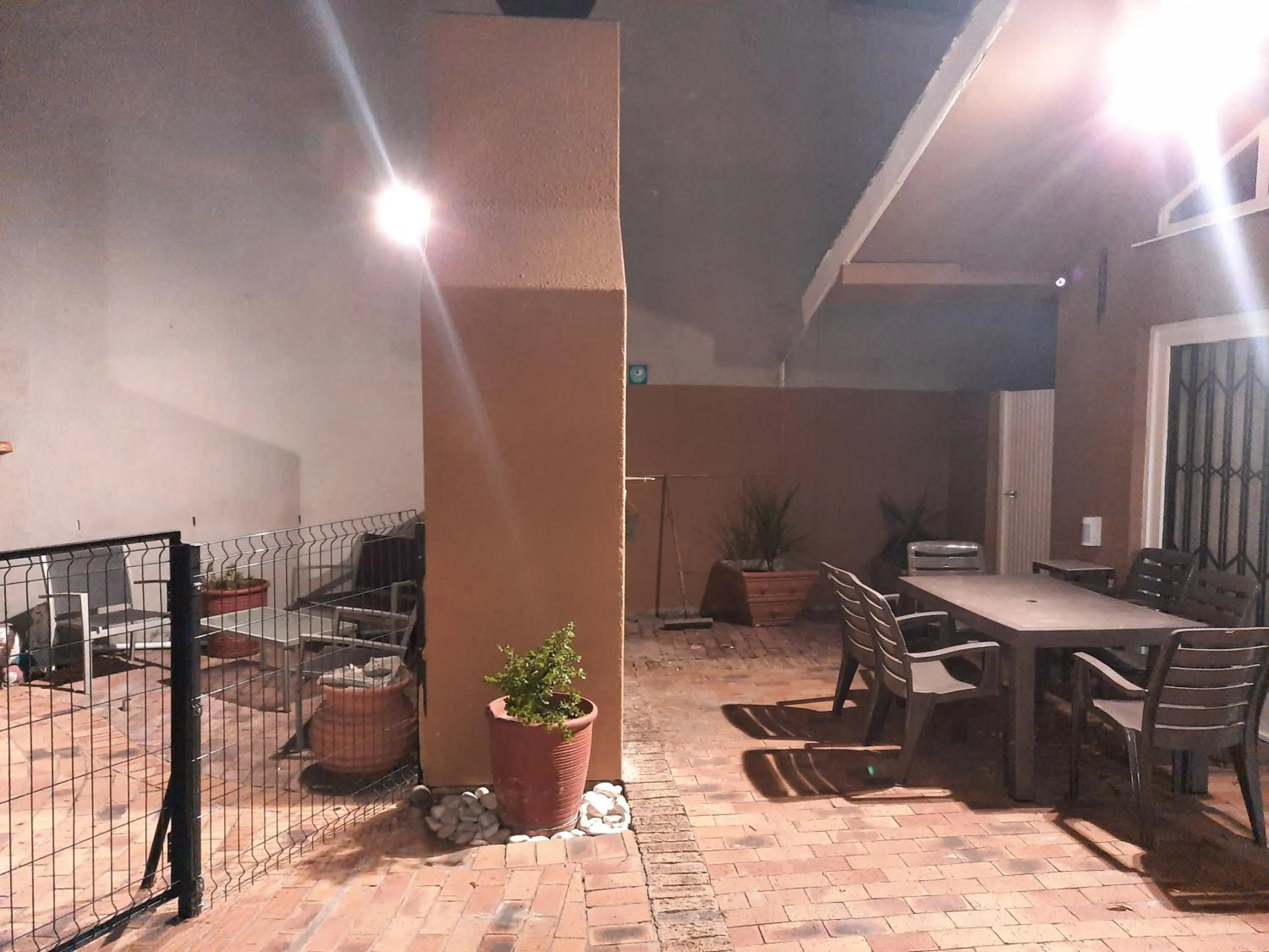 Patio in TwinnPalms Accommodation