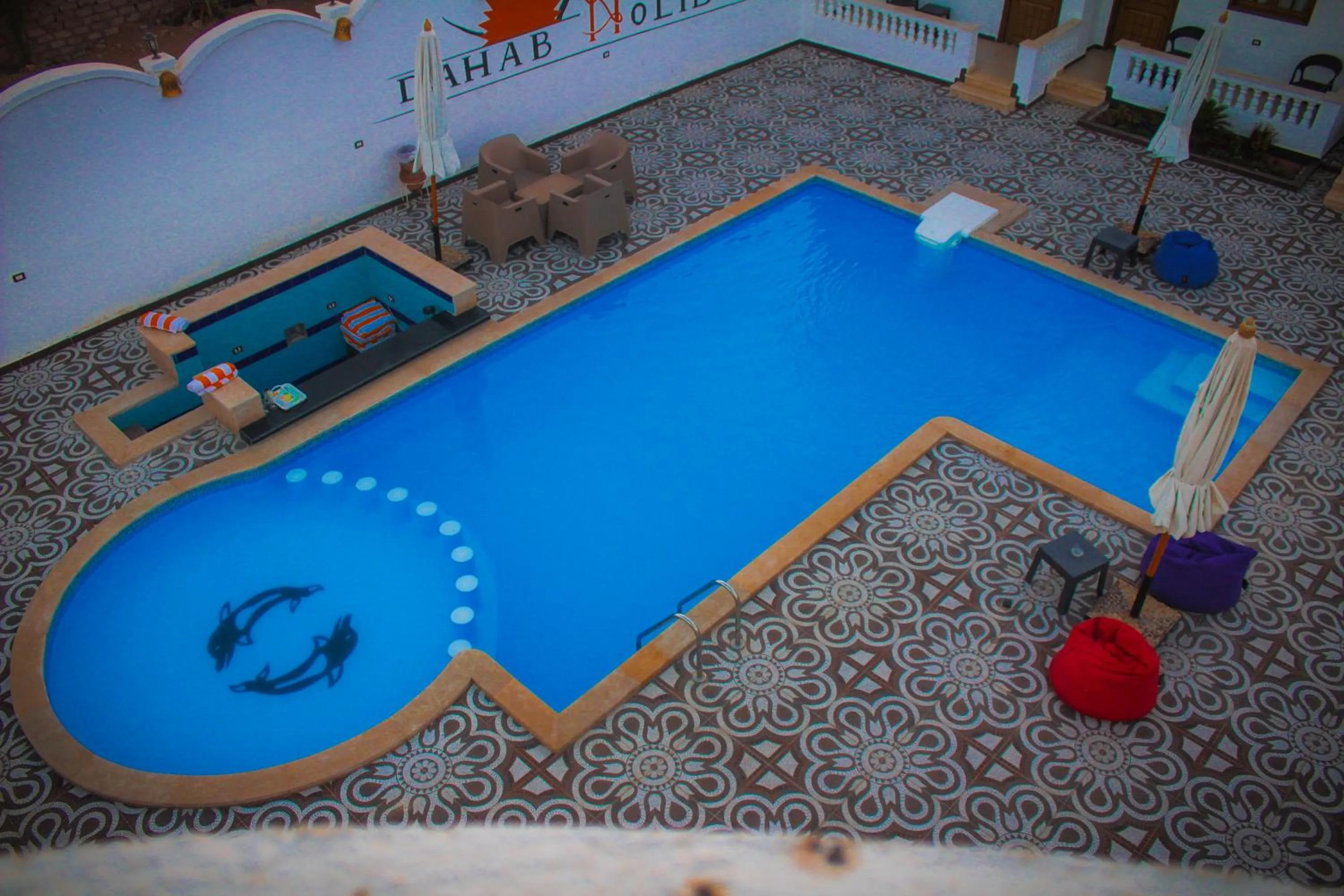 Swimming pool in Dahab Holiday Hotel
