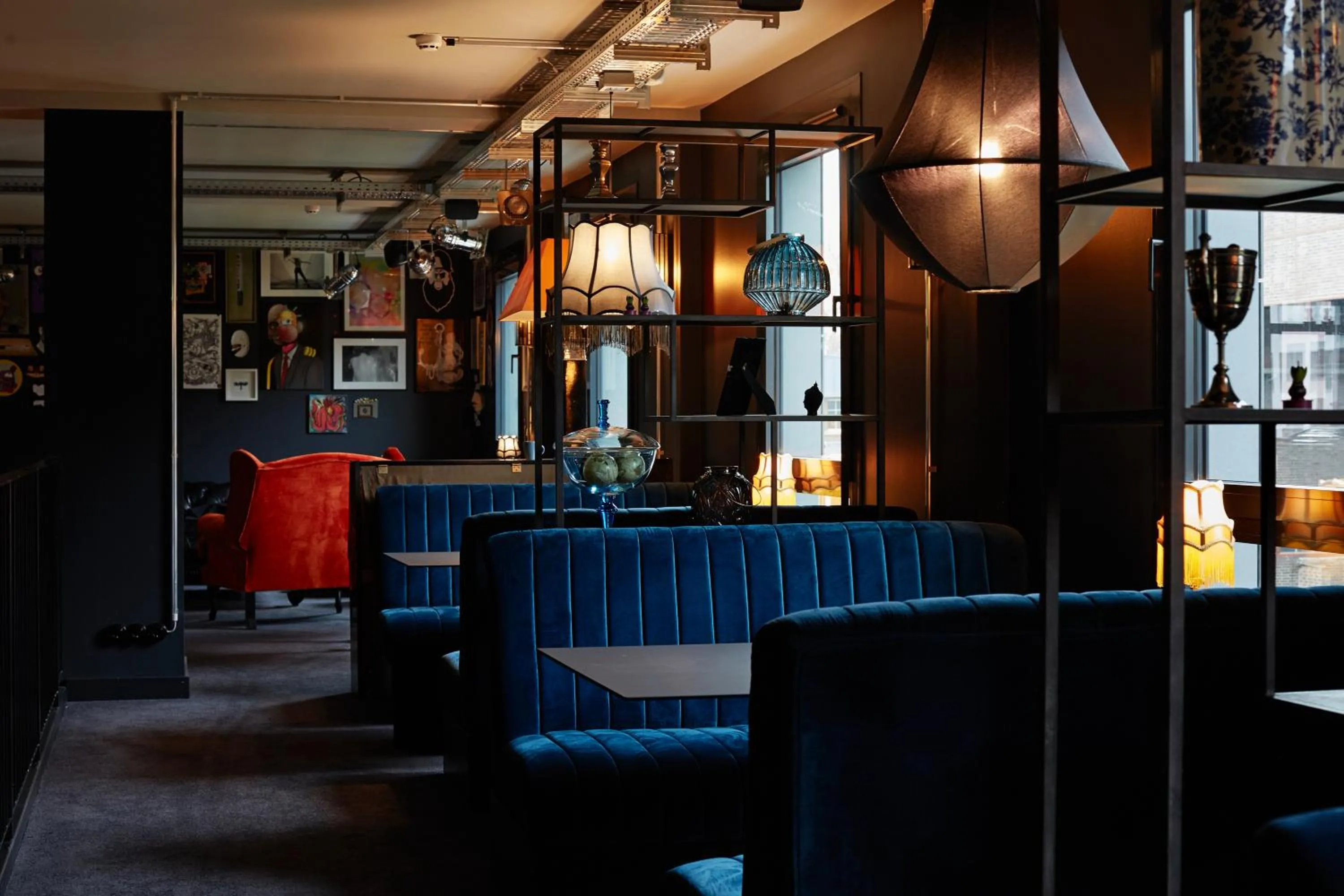 Living room in hotel friends Essen Zeche Zollverein