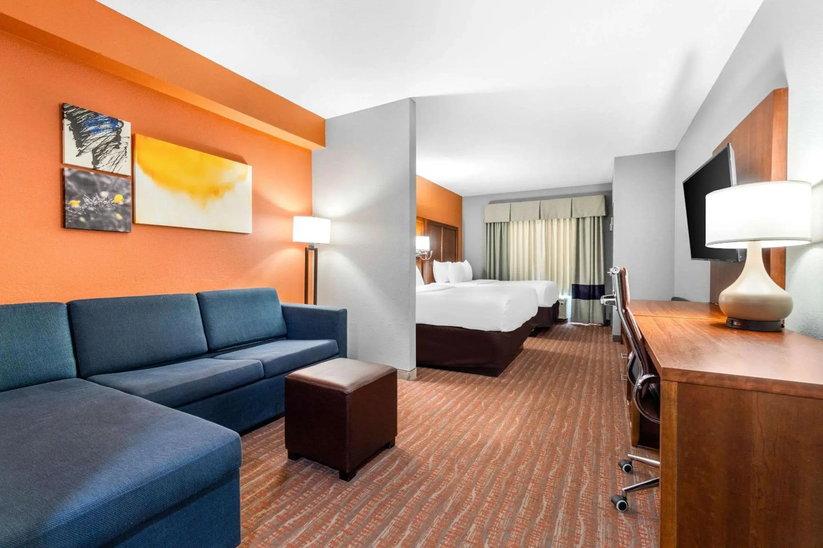 Queen Suite with Two Queen Beds - Non-Smoking in Comfort Suites Jackson I-40 Queen Suite with Two Queen Beds - Non-Smoking in Comfort Suites Jackson I-40