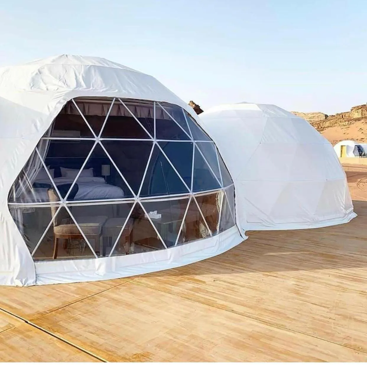 Property building in Wadi Rum UFO Luxotel