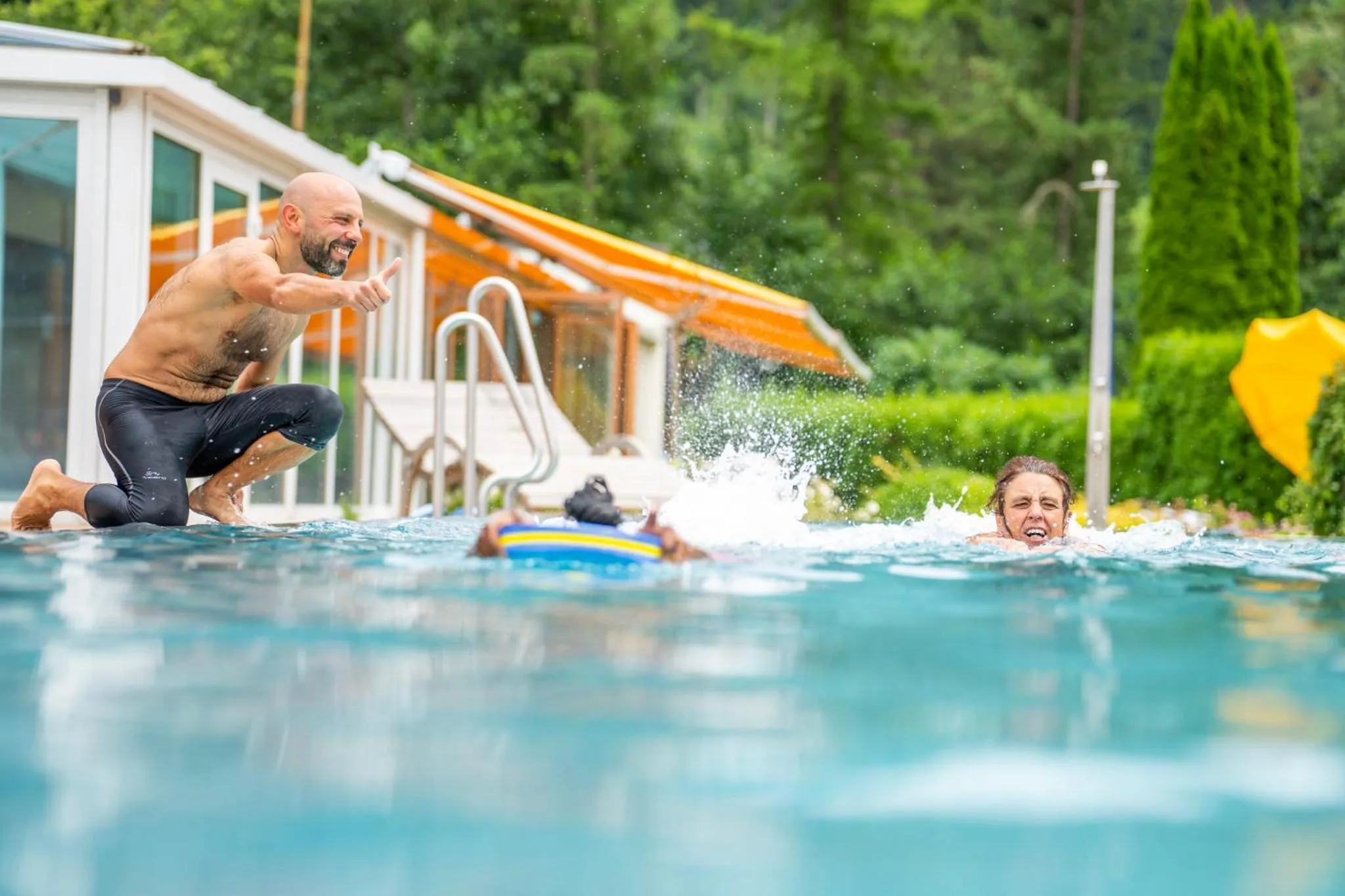 Swimming pool in Familien- Sportresort BRENNSEEHOF