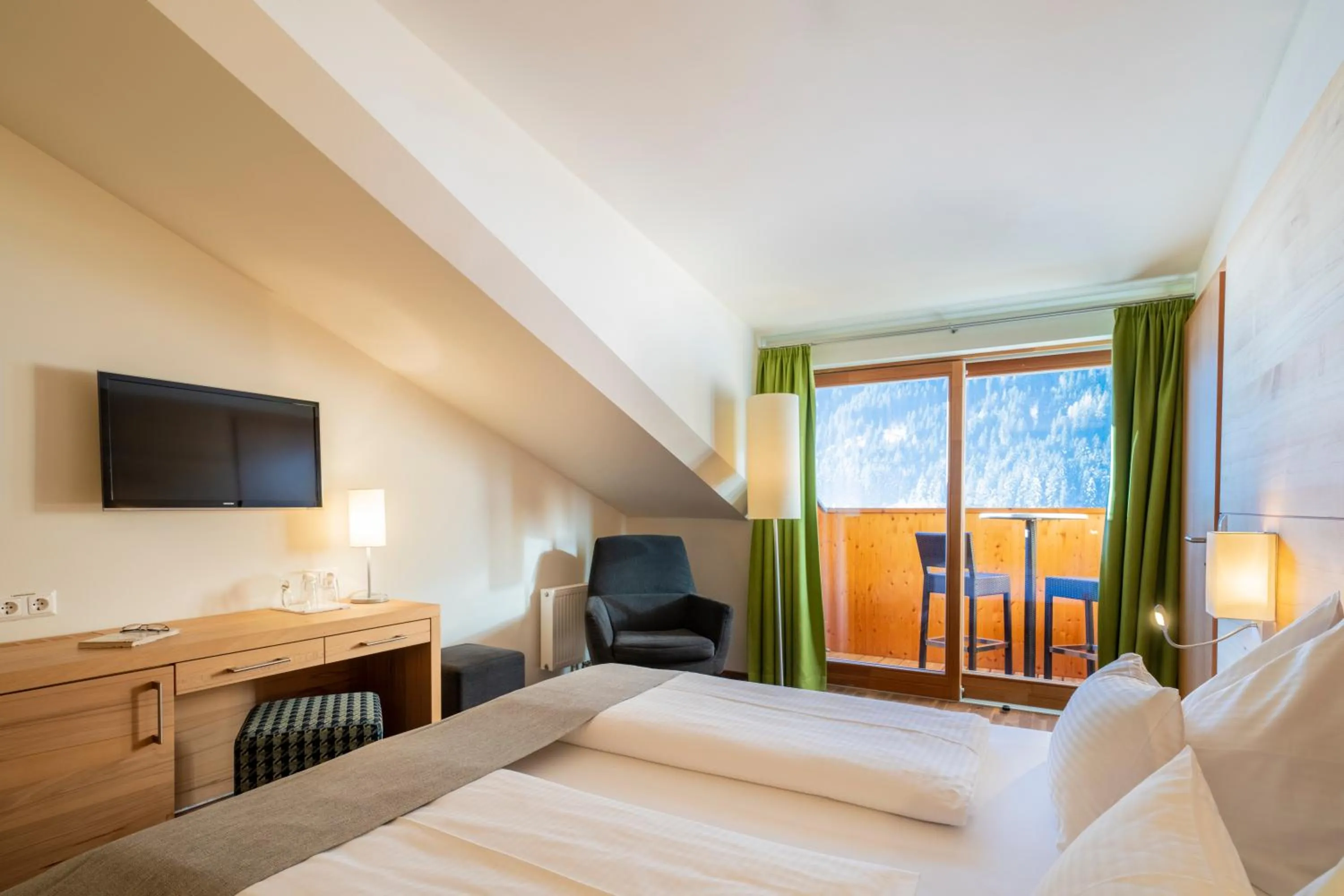 Photo of the whole room, Bed in Familien- Sportresort BRENNSEEHOF