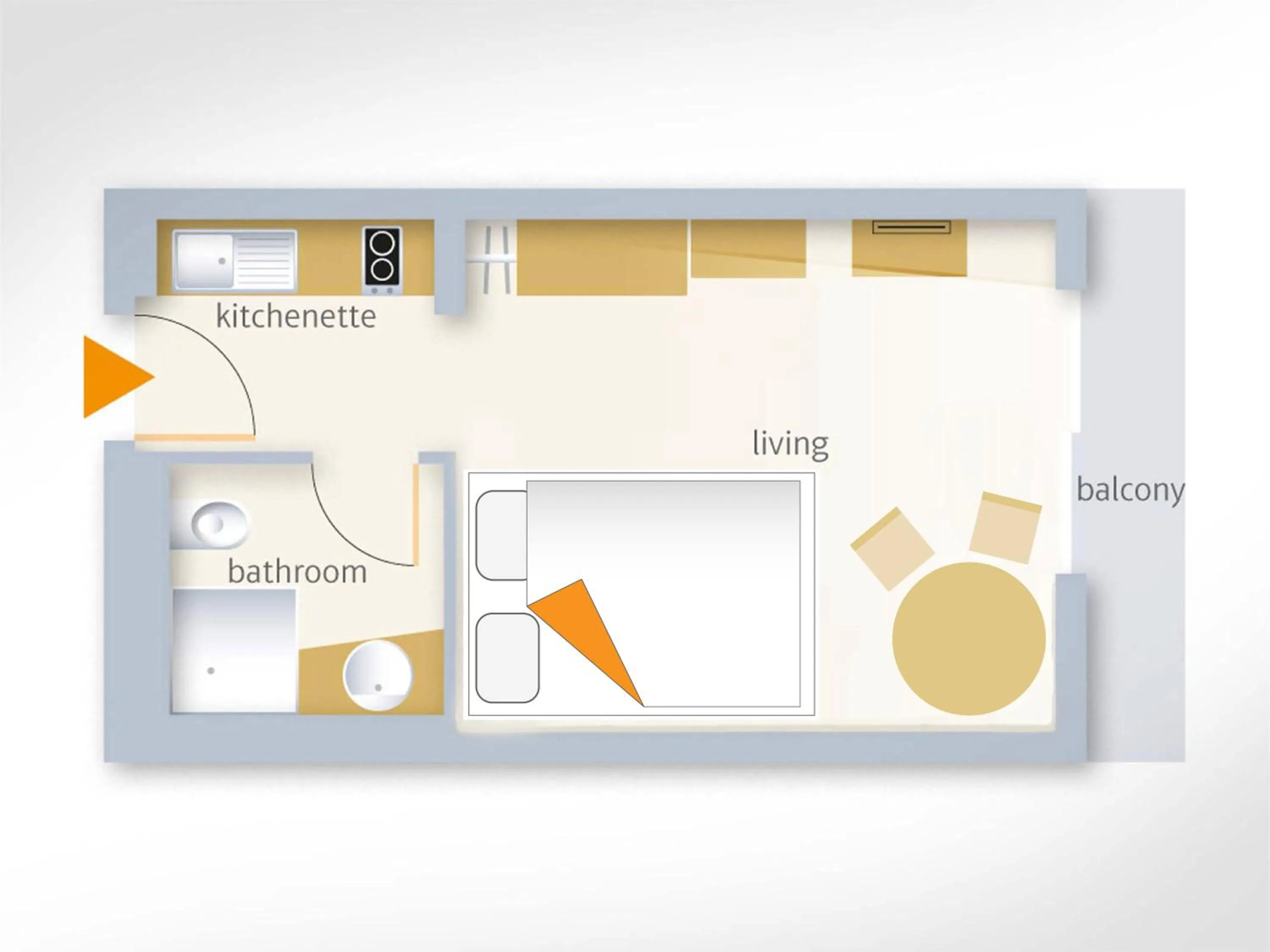 Floor plan in med Apart
