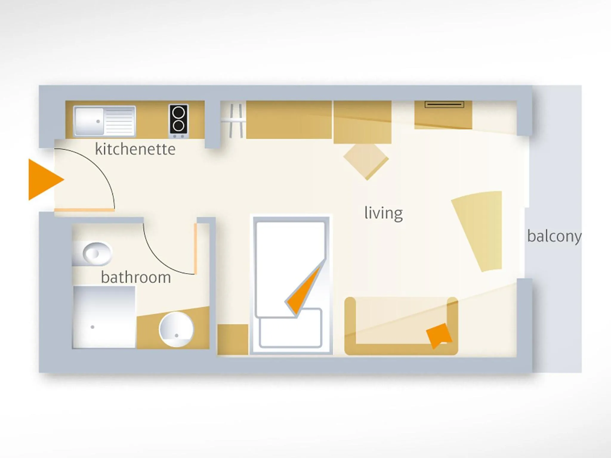 Floor plan in med Apart