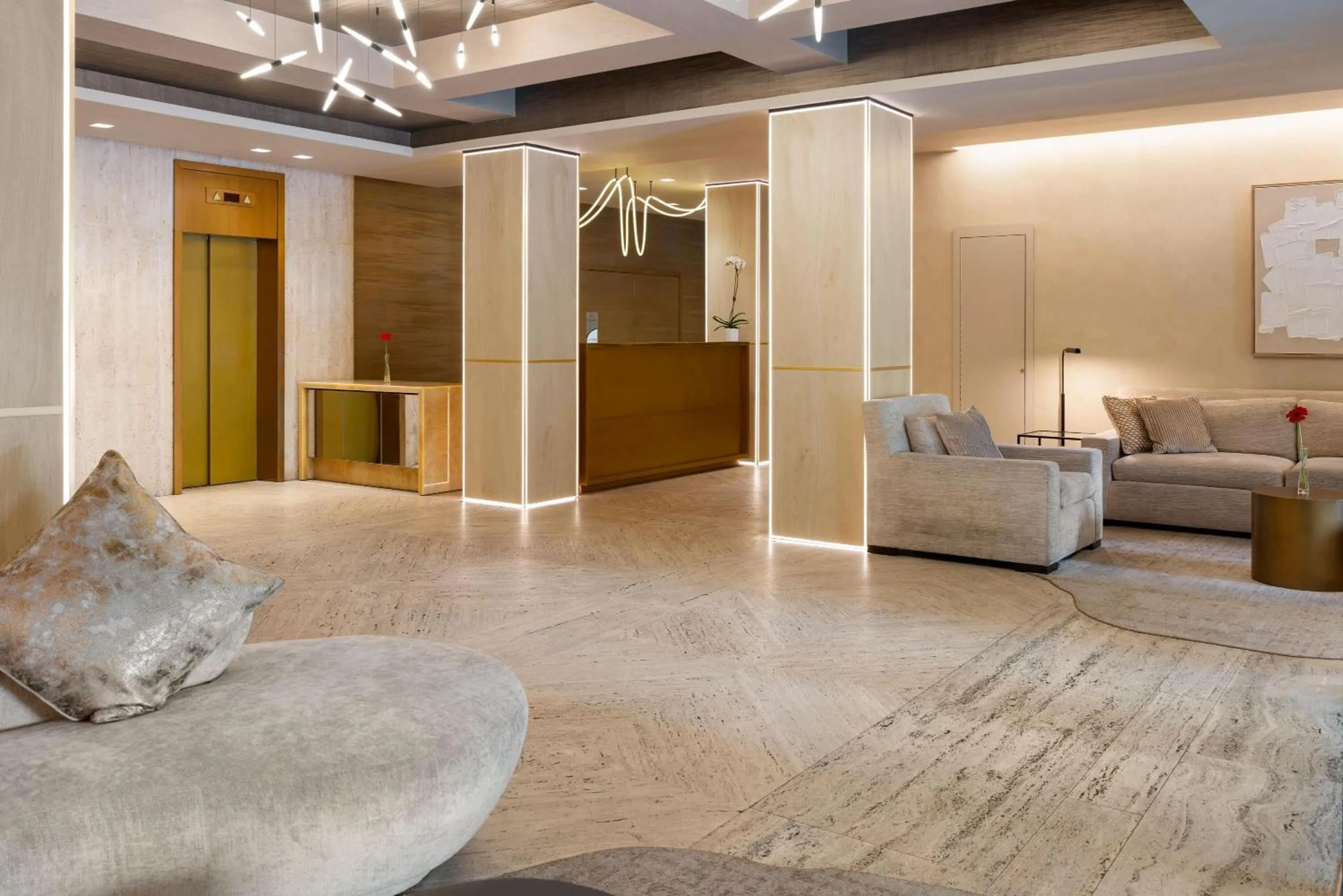 Lobby or reception in The Beekman Tower, Trademark Collection by Wyndham