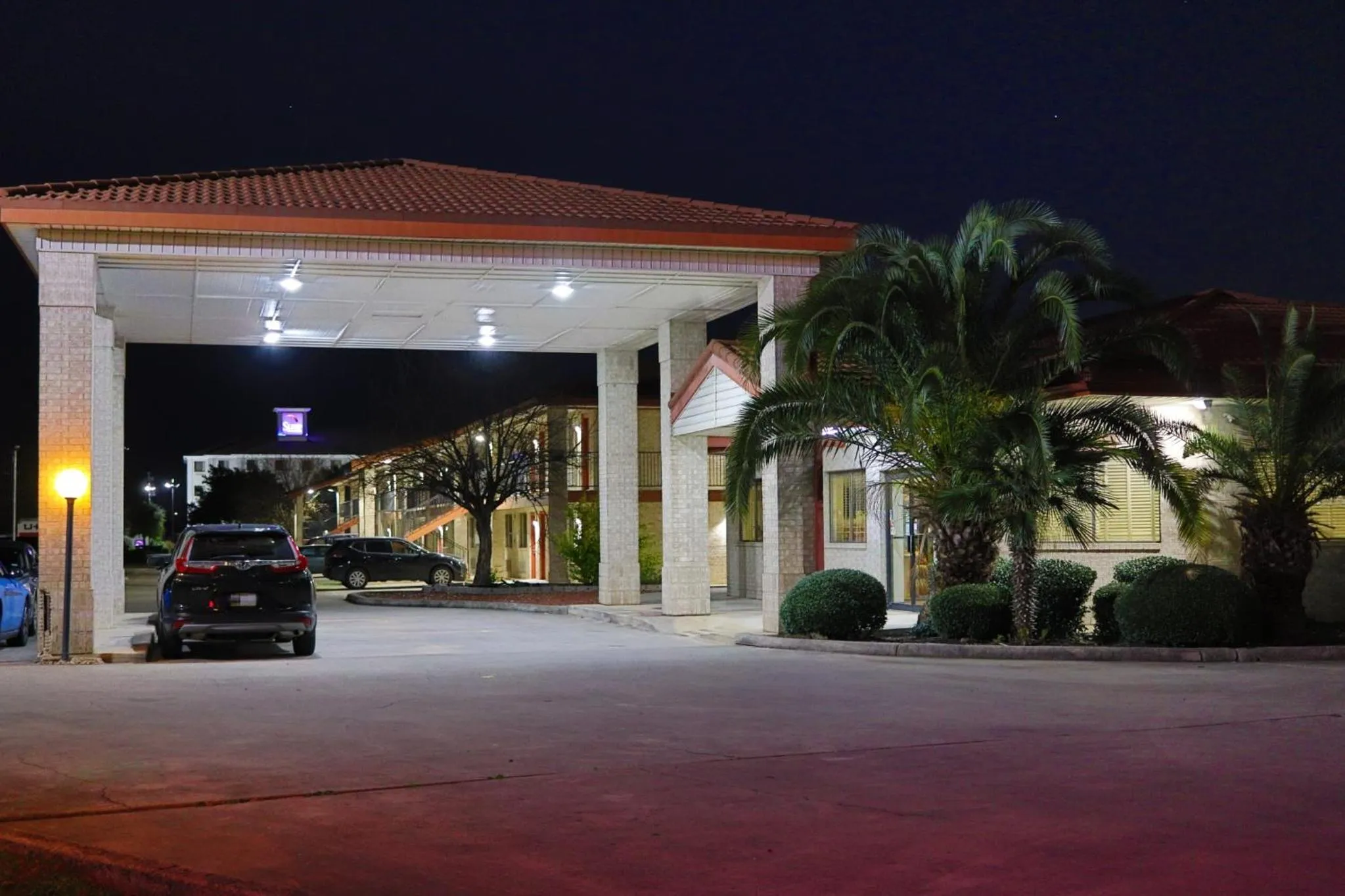Property building in University Inn & Suites