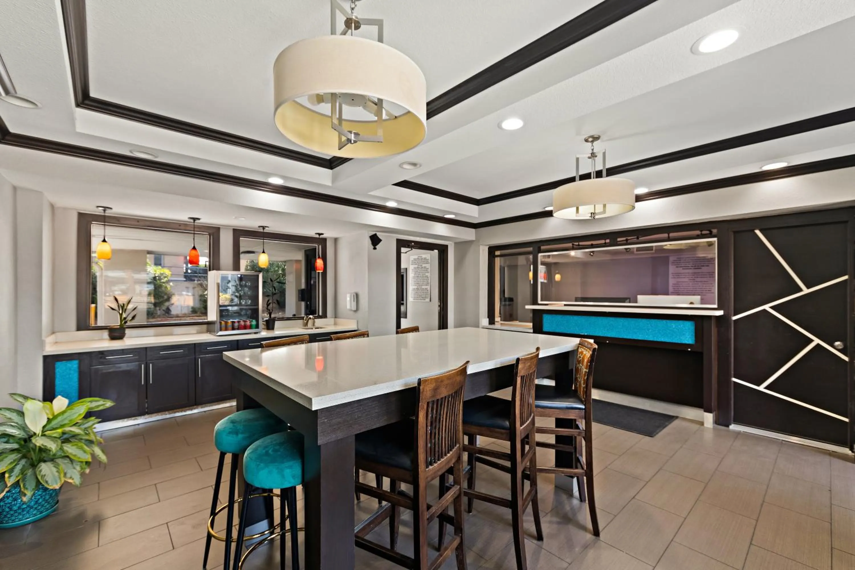 Lobby or reception in Scottish Inns Austin Downtown