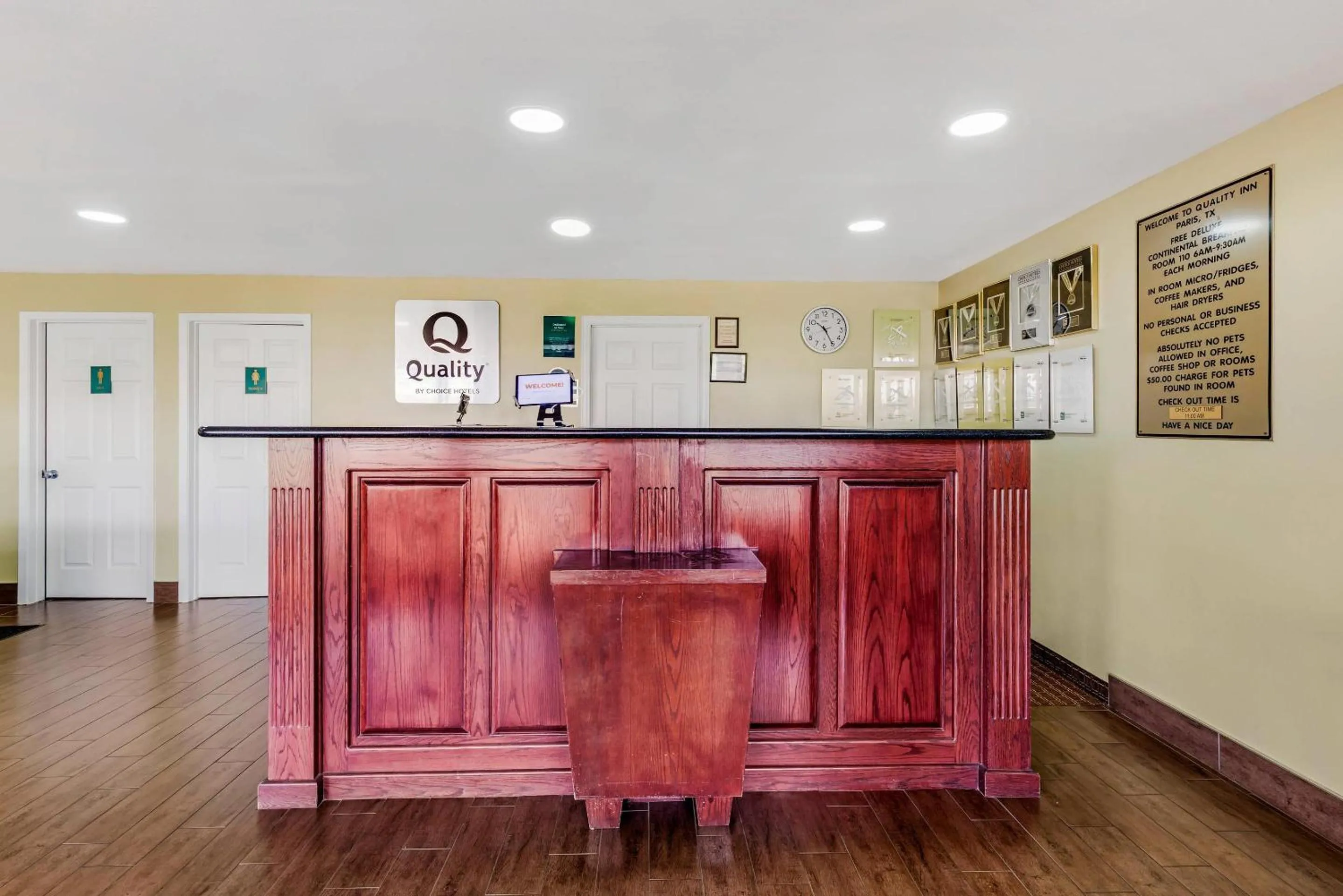 Lobby or reception in Quality Inn Paris Texas