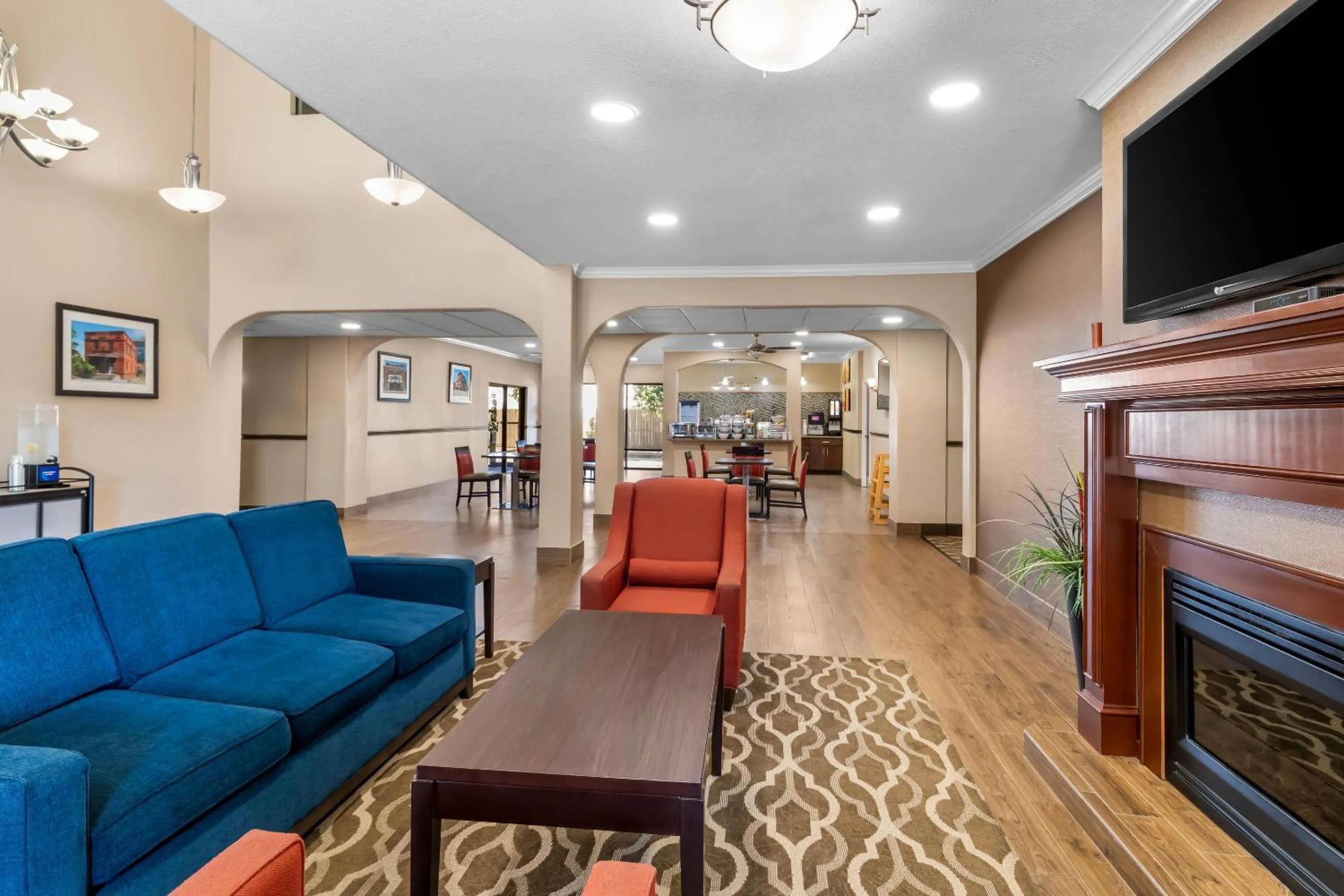 Lobby or reception in Comfort Inn Corsicana East