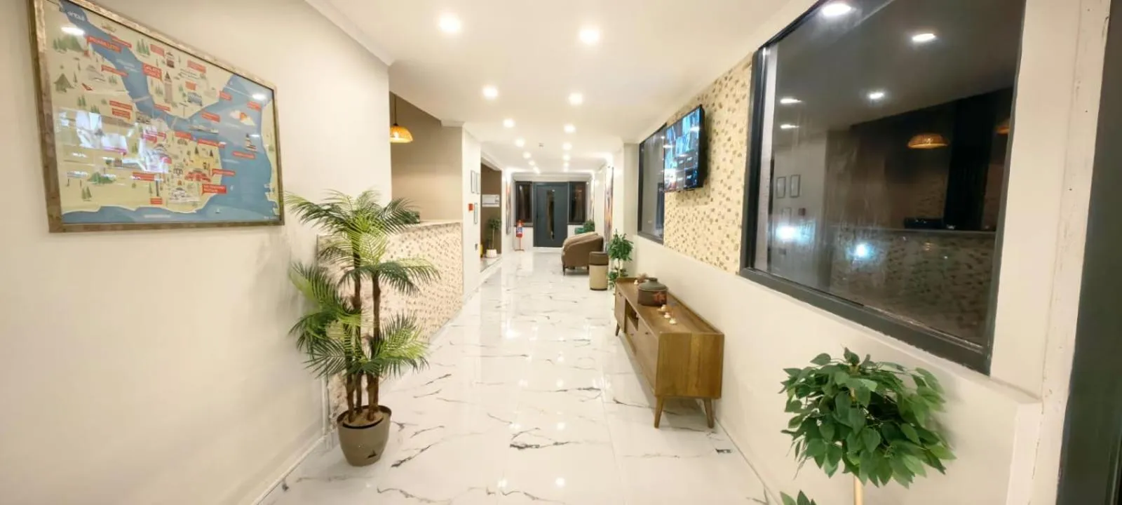 Lobby or reception in istanbul Airport Kumsal Otel