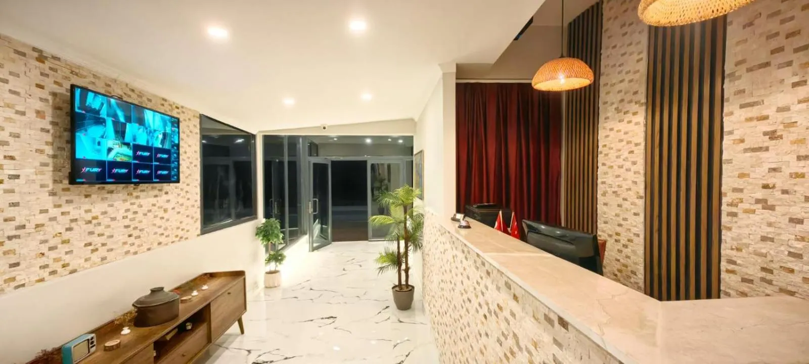 Lobby or reception in istanbul Airport Kumsal Otel