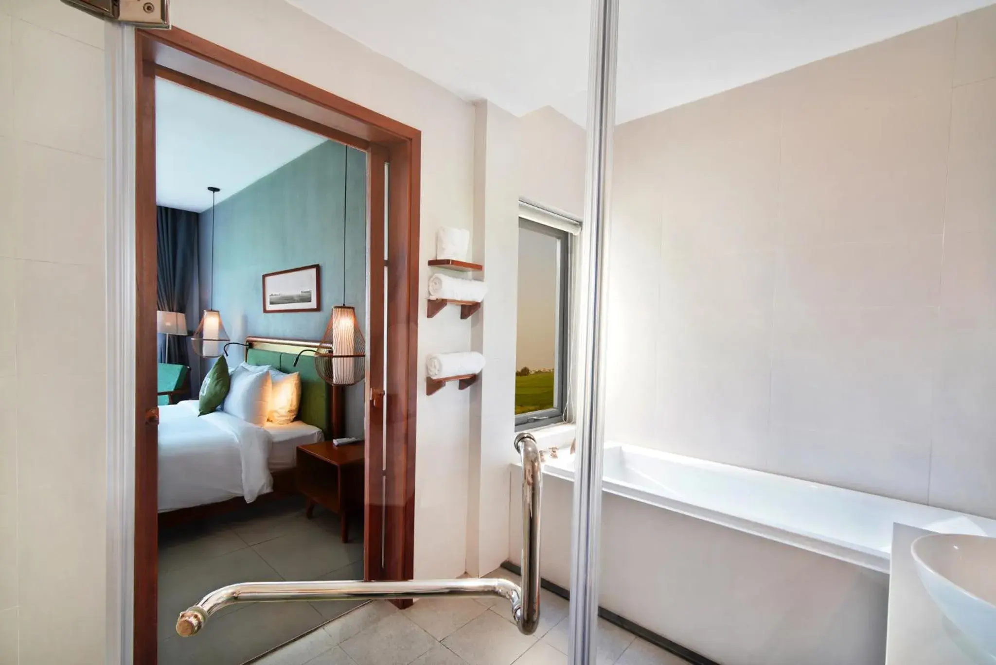 Family Room with Balcony in Hoian Tranquil Lodge - Chon Binh Yen Family Room with Balcony in Hoian Tranquil Lodge - Chon Binh Yen