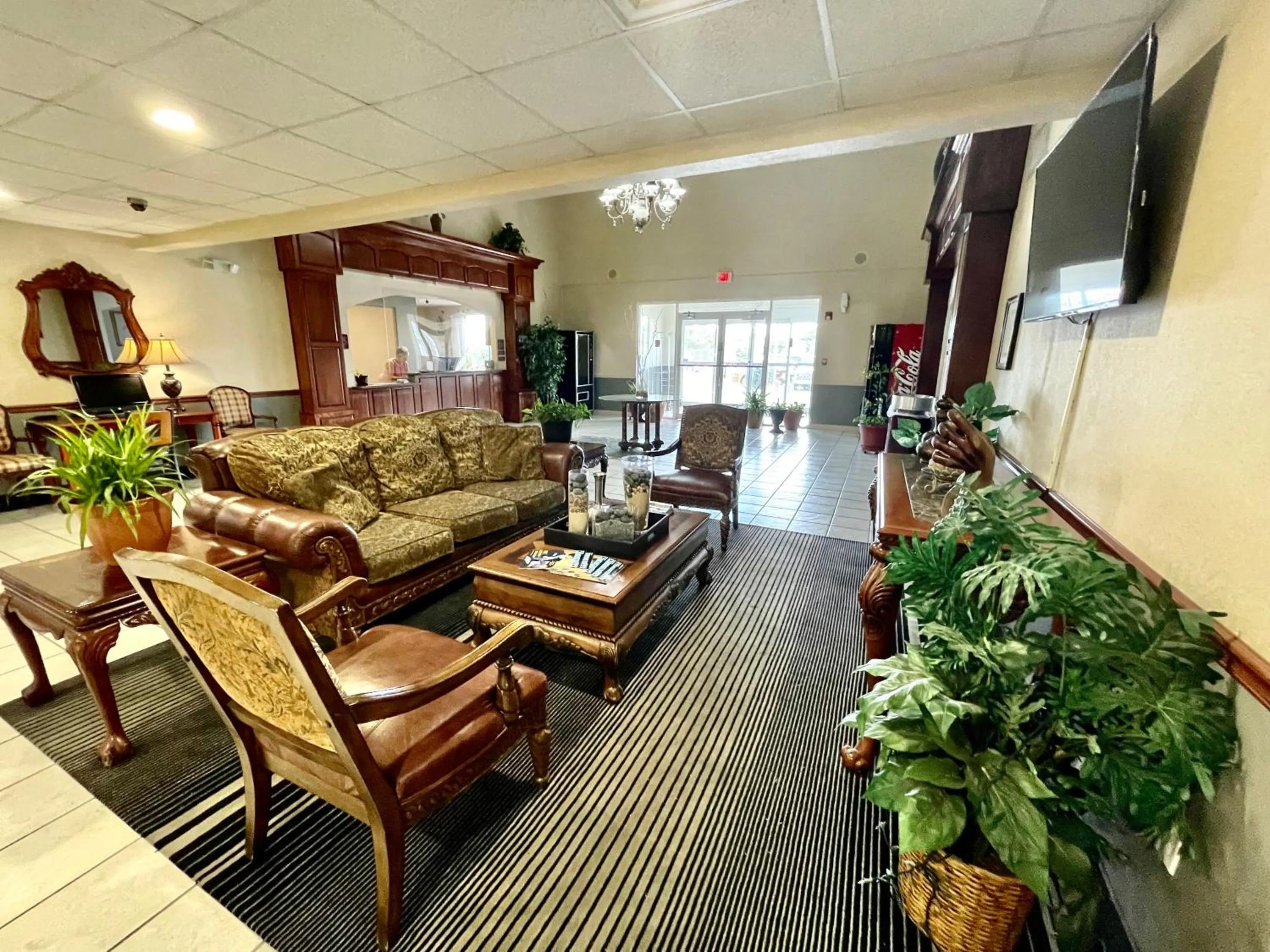 Lobby or reception in FairBridge Inn & Suites Cleburne