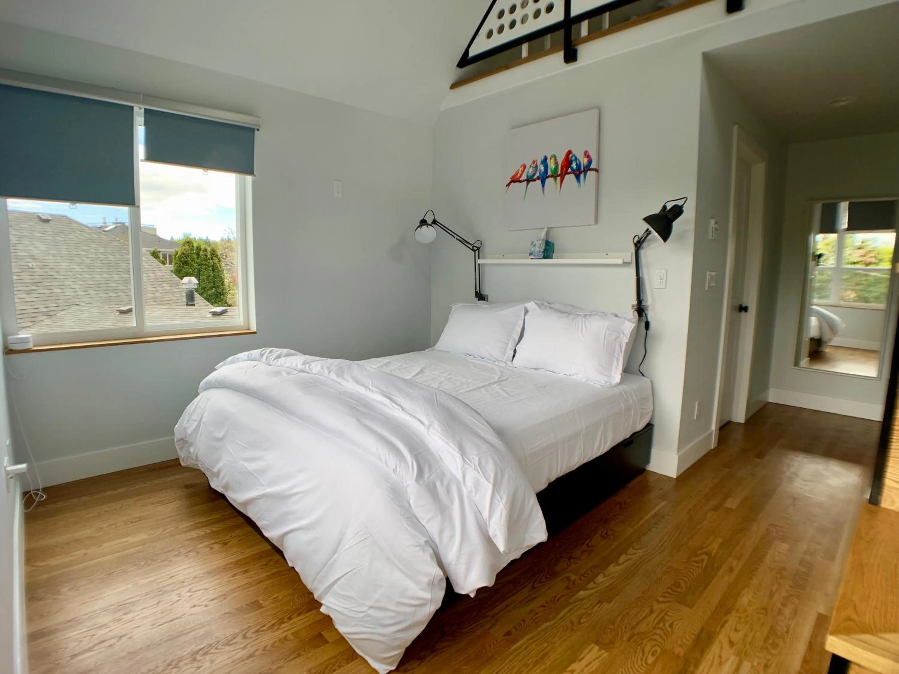 Bed in Birdhouse on Green Lake