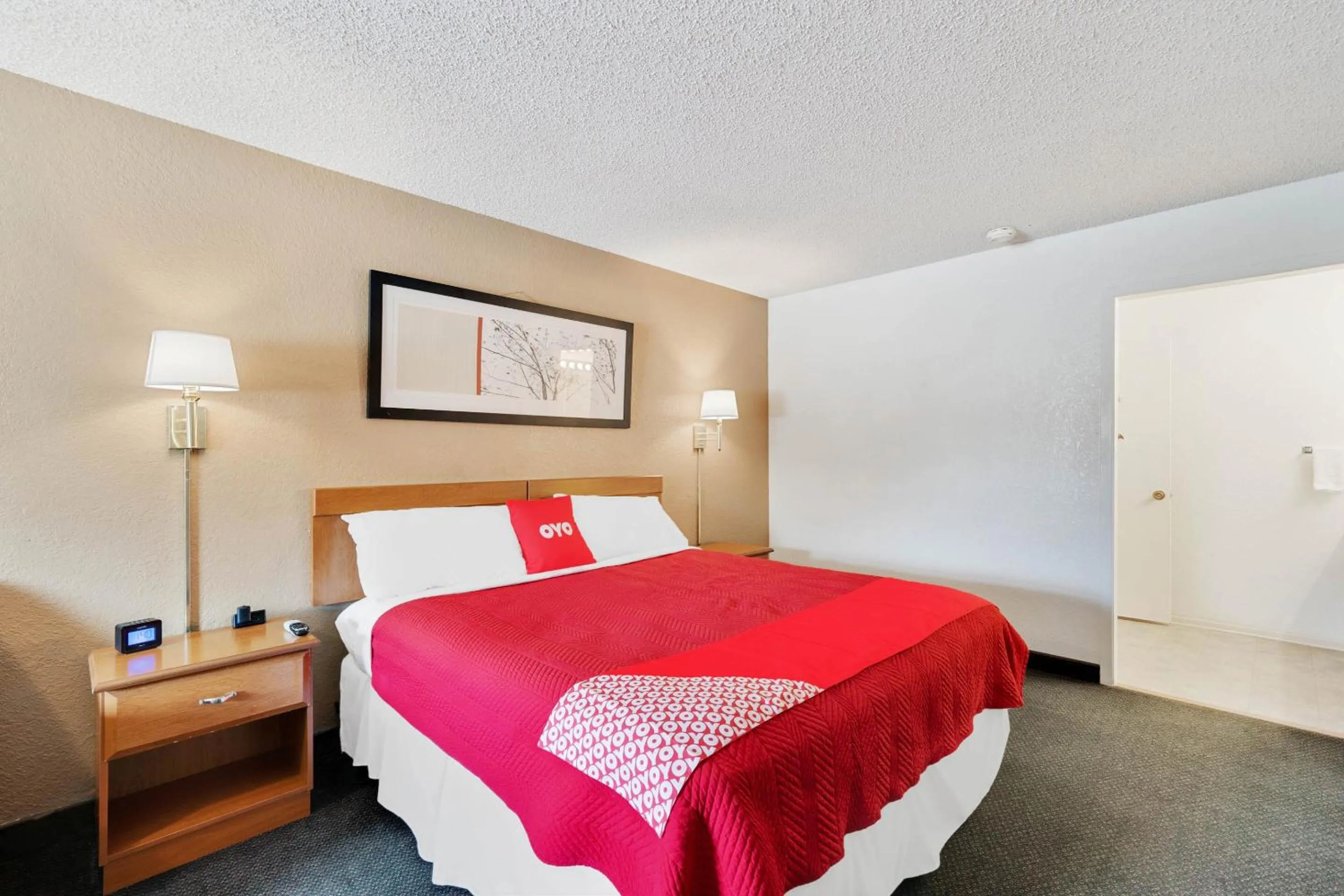 Bedroom, Bed in OYO Hotel Junction TX I-10