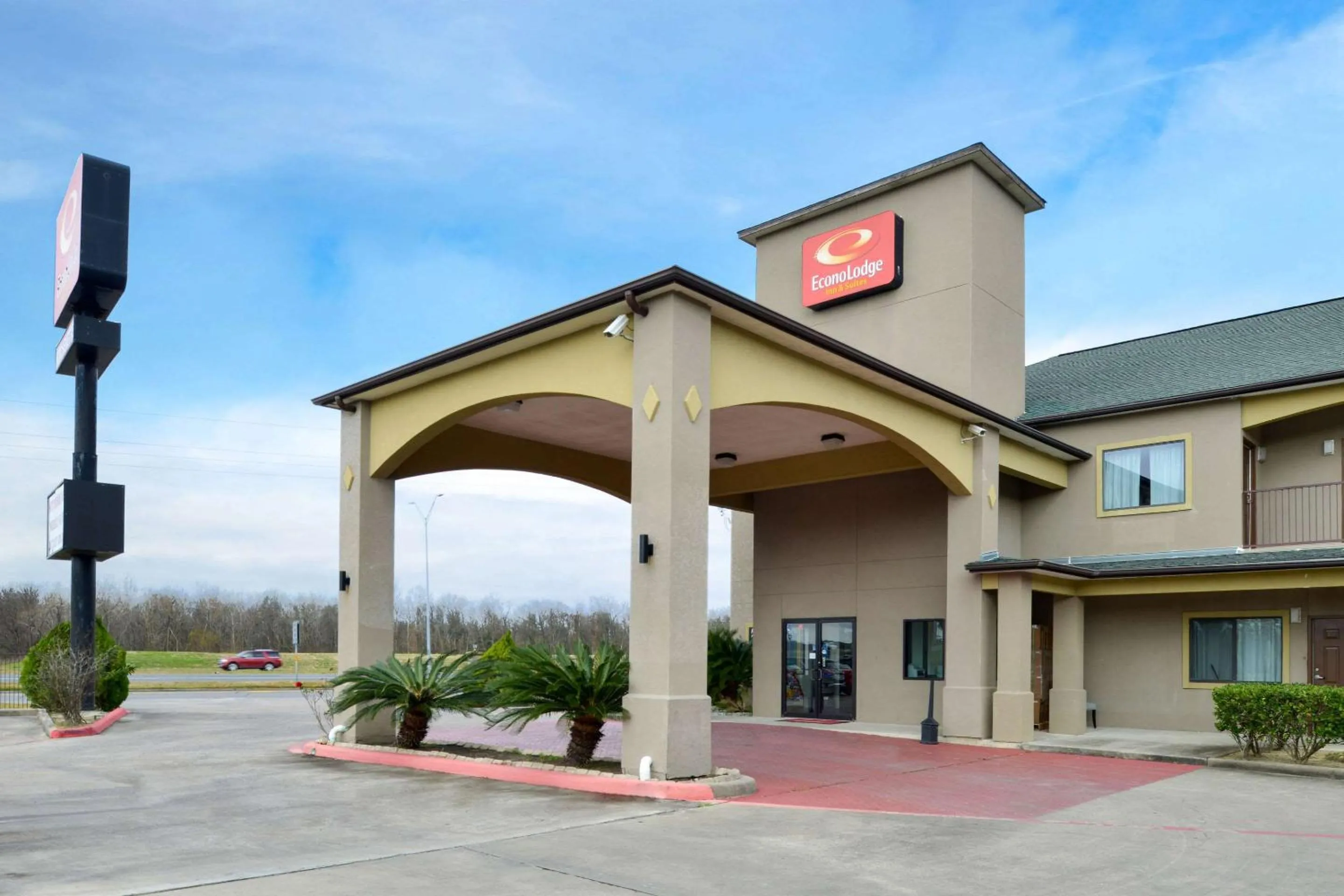 Property building in Econo Lodge Inn & Suites Port Arthur near Sabine Pass