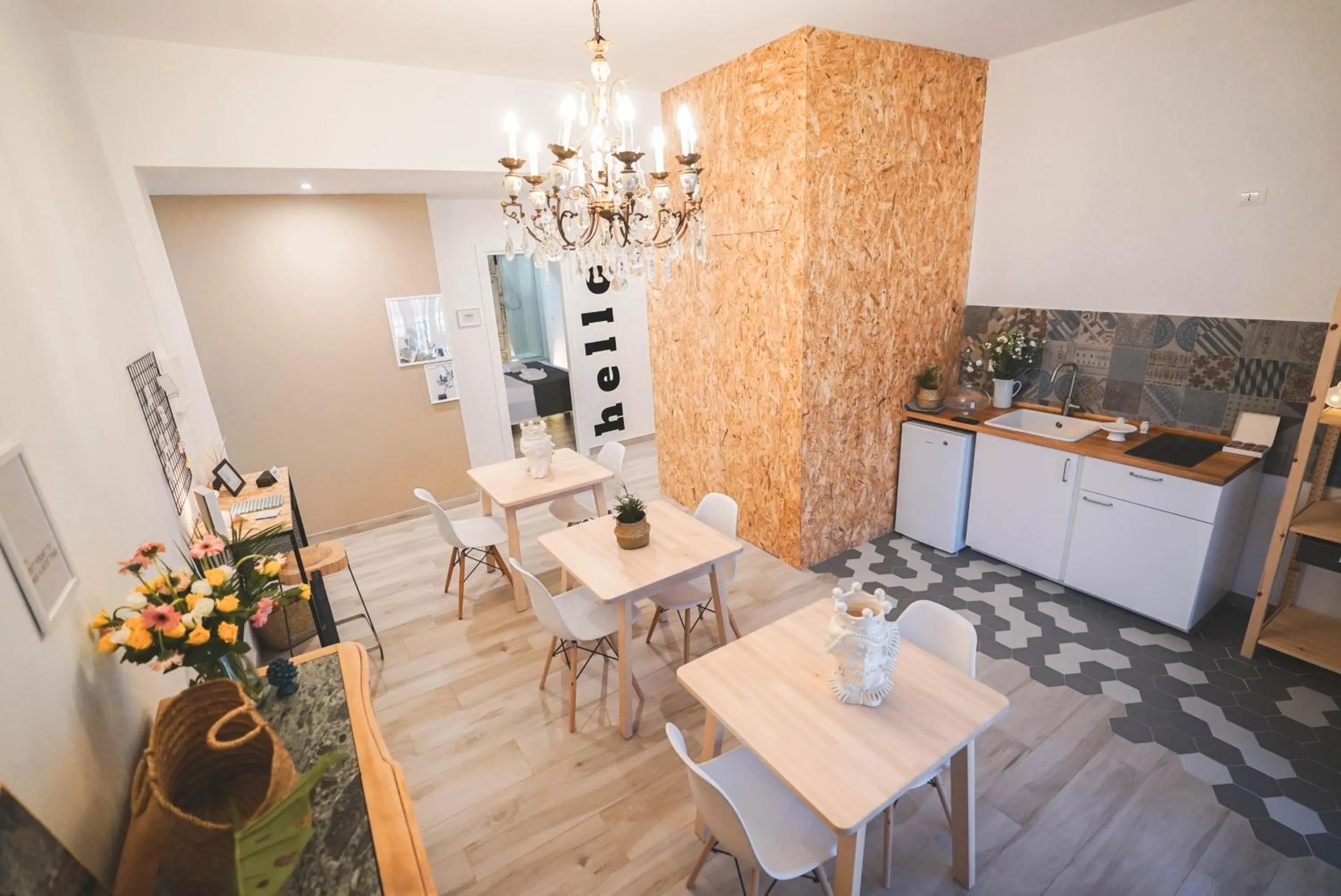 Dining Area in Cloud House Sicily