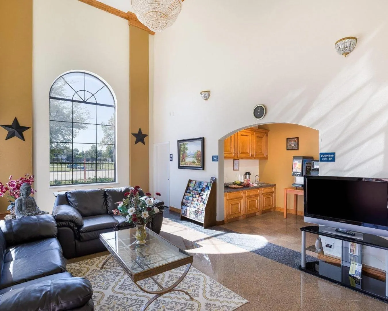 Lobby or reception in Rodeway Inn & Suites Humble IAH