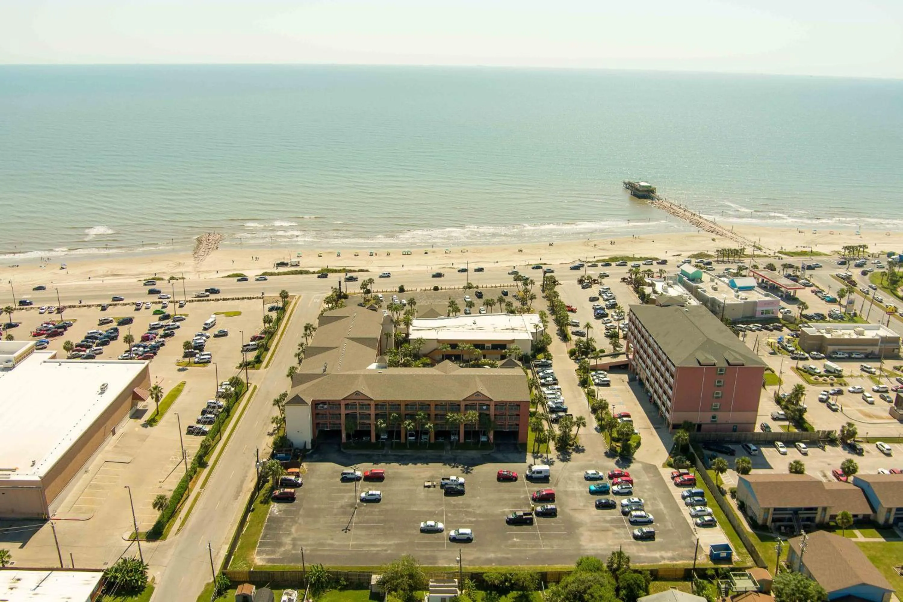Beach in Quality Inn & Suites Galveston - Beachfront