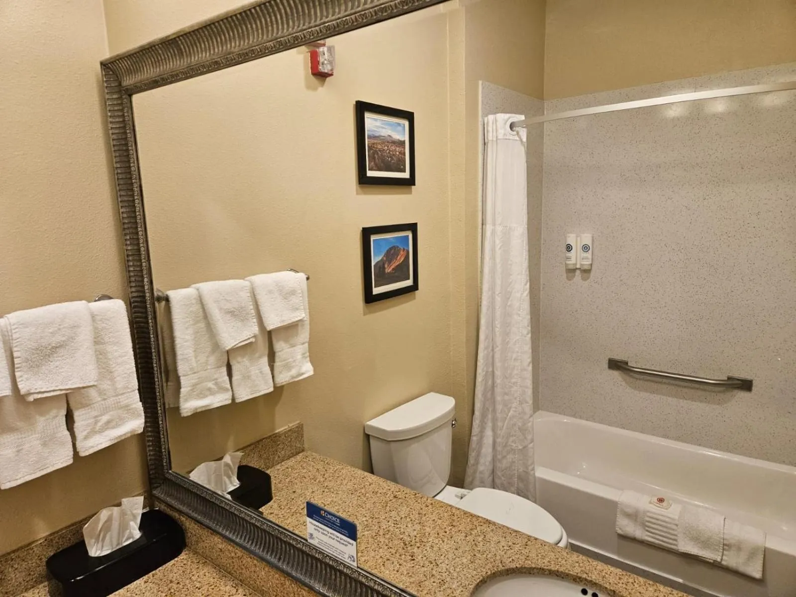 Bathroom in Quality Inn & Suites Galveston - Beachfront