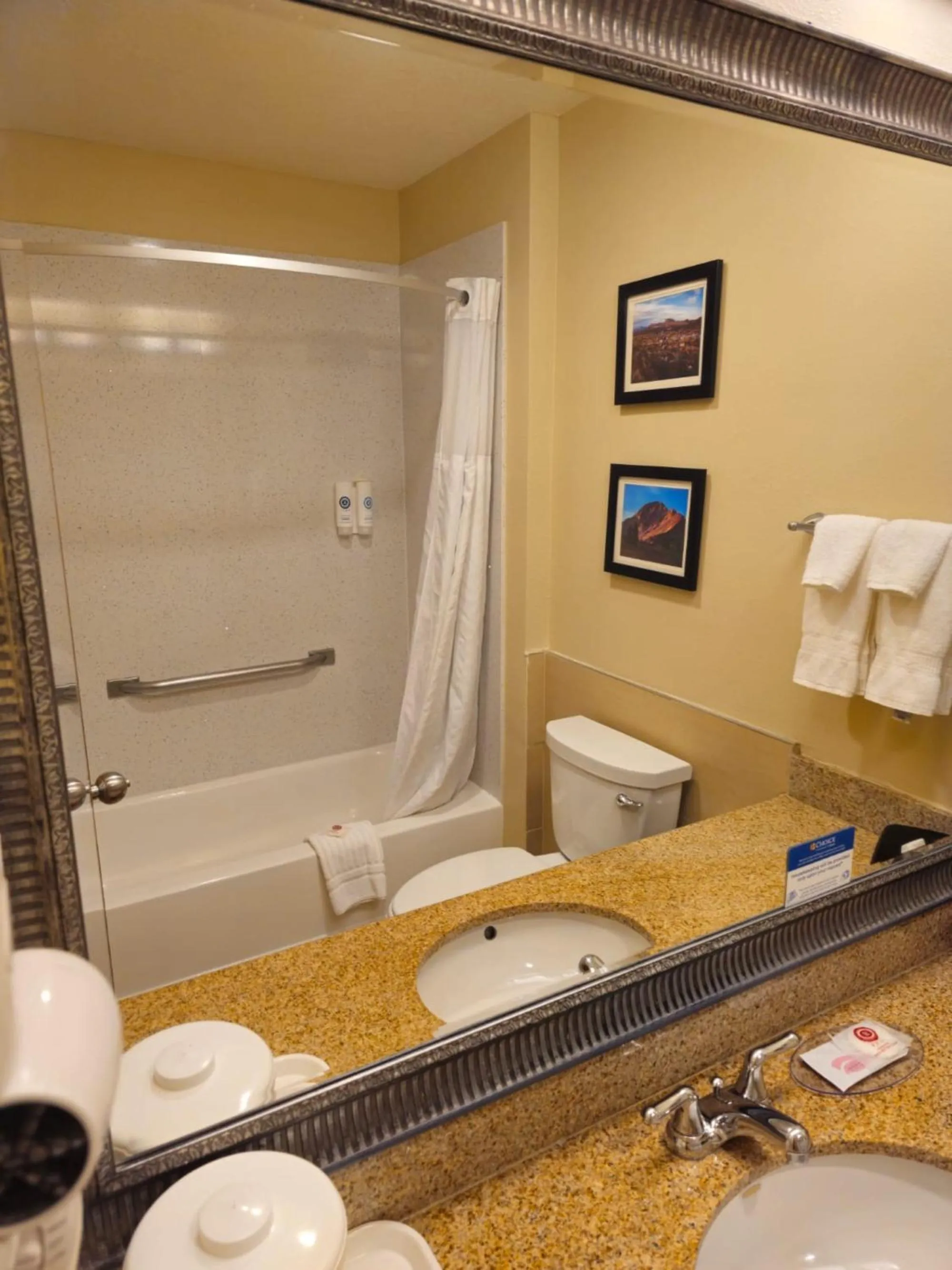 Bathroom in Quality Inn & Suites Galveston - Beachfront