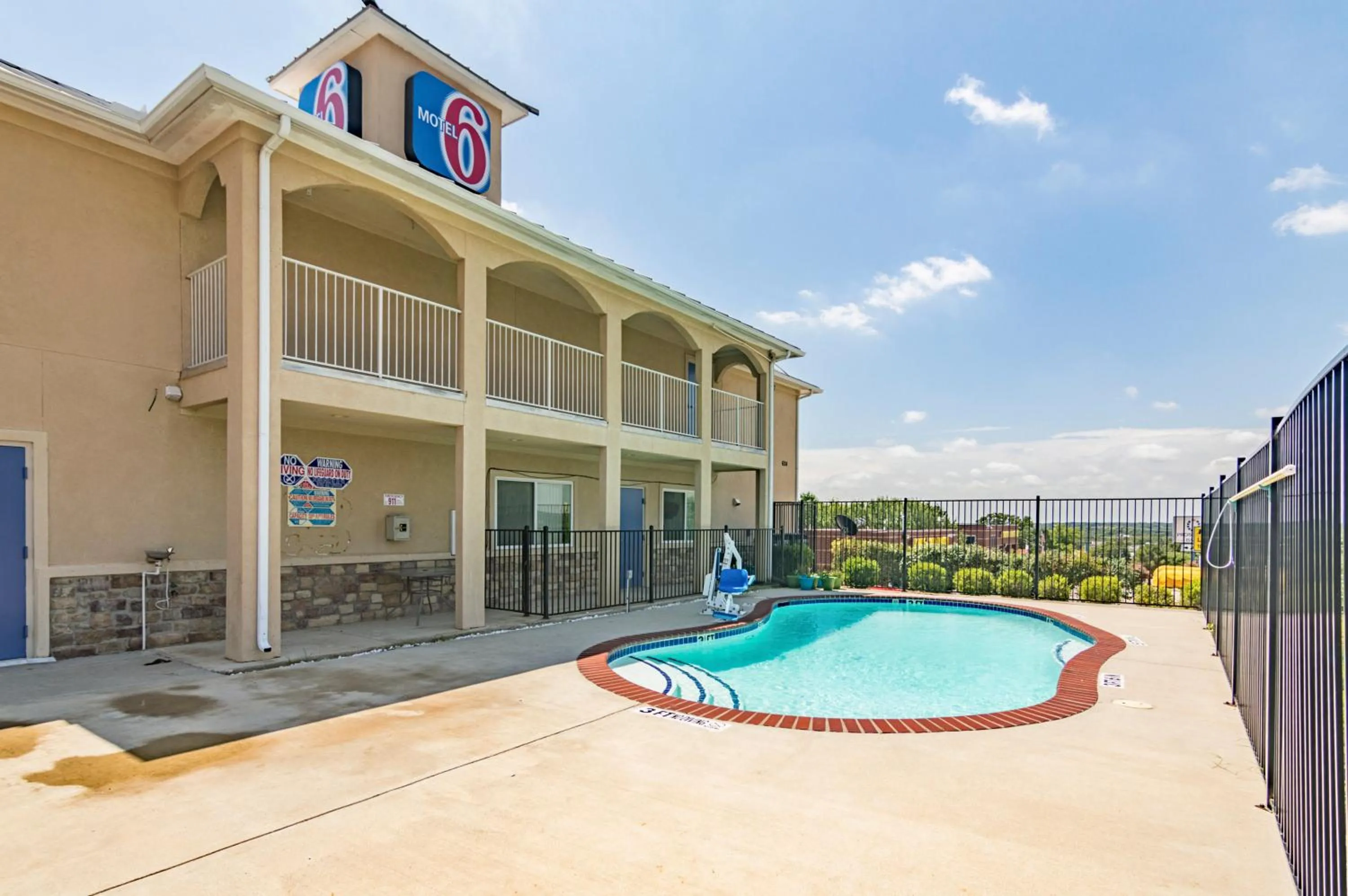 Swimming pool in Motel 6-Azle, TX