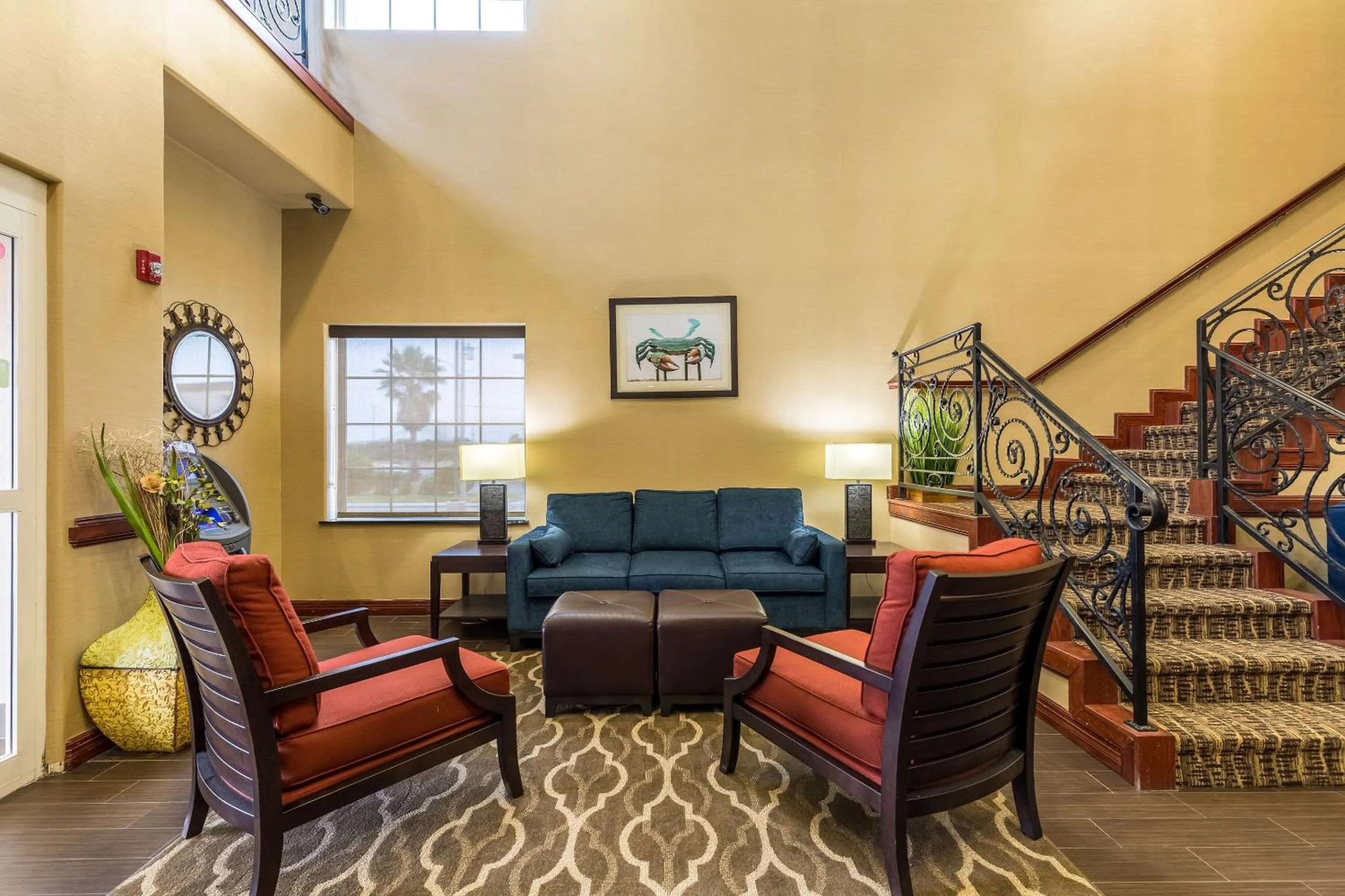 Lobby or reception in Comfort Suites Galveston Cruise Port Area - Beachside