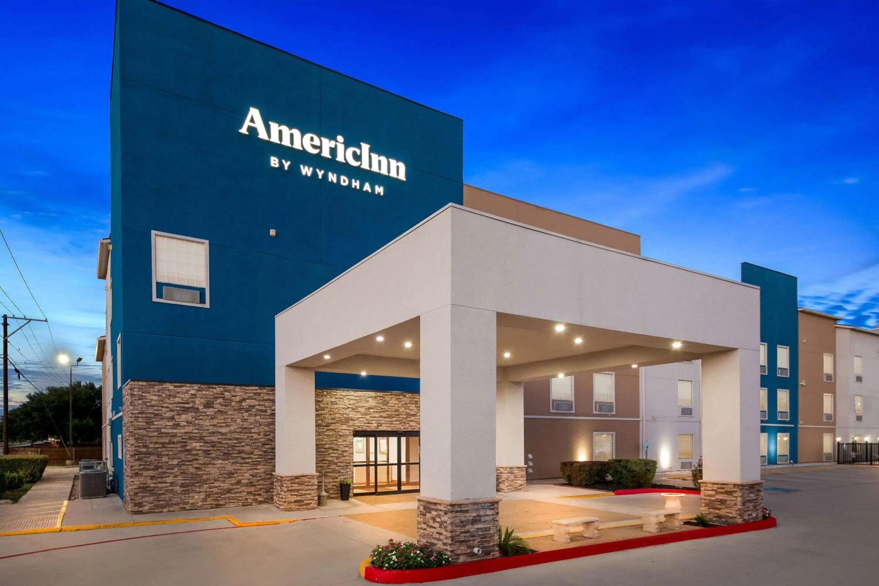 Property building in AmericInn by Wyndham New Braunfels