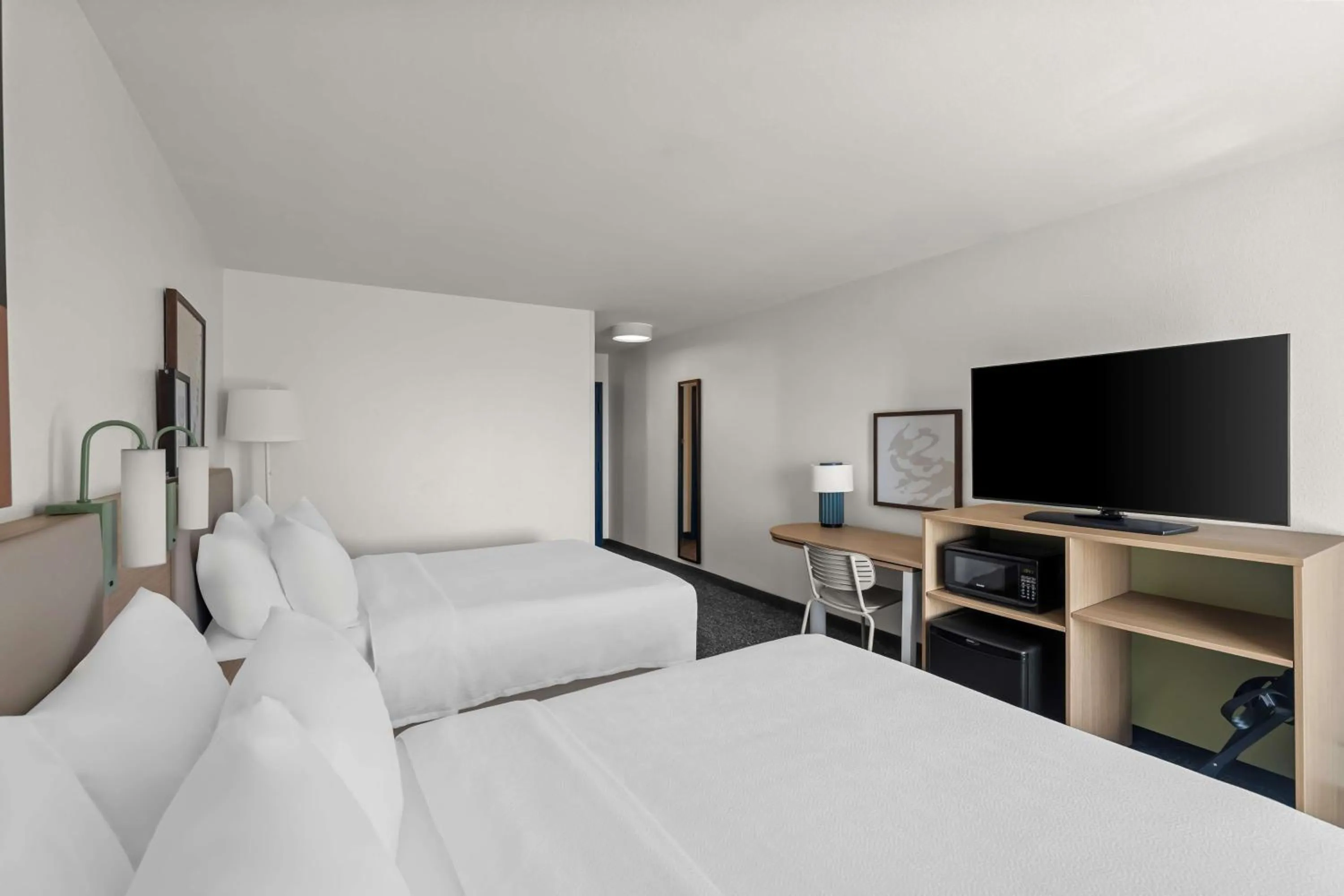 Bed in Sleep Inn & Suites Near Fort Cavazos