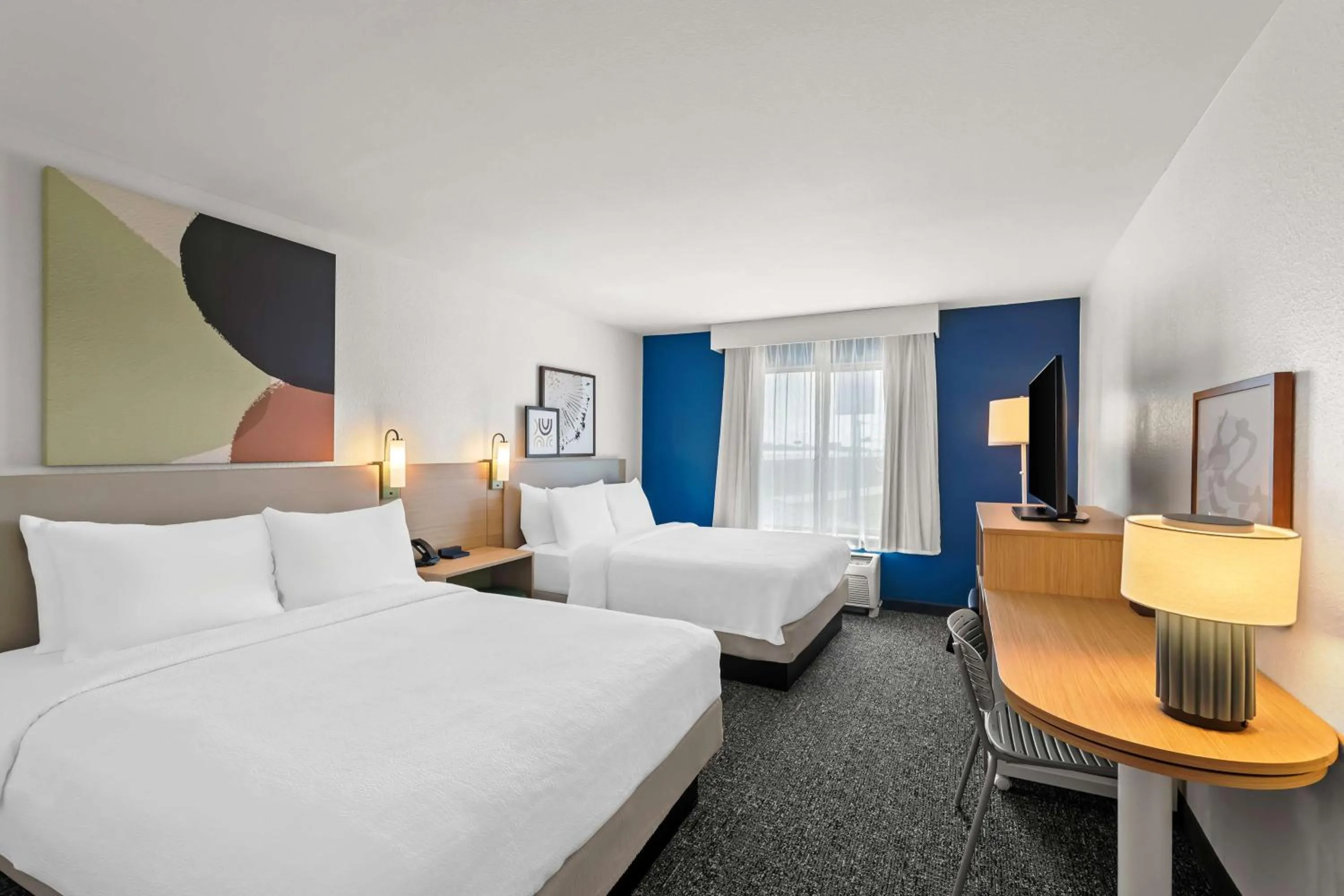 Bed in Sleep Inn & Suites Near Fort Cavazos