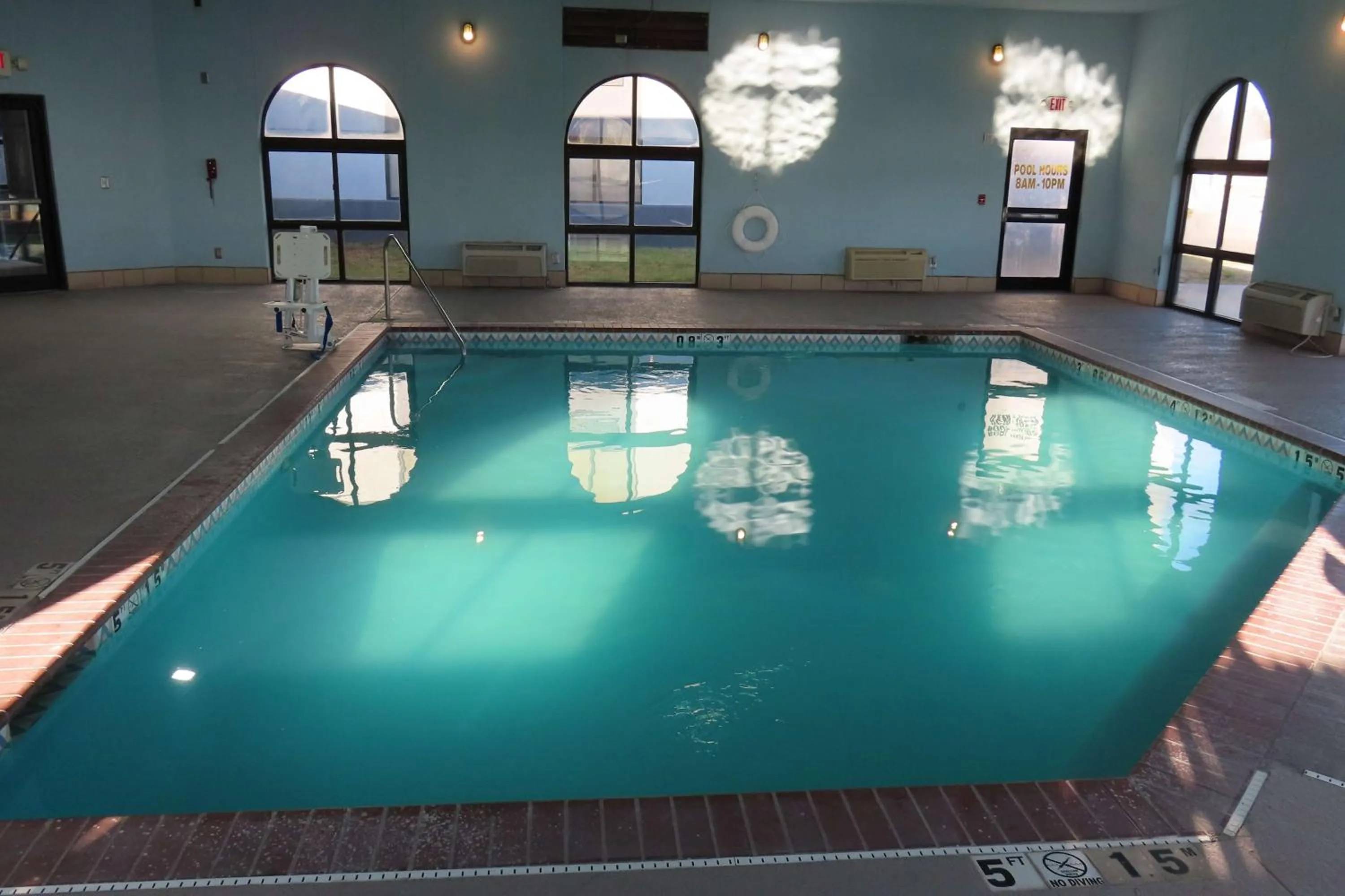 Pool view in Best Western Childress West Hotel