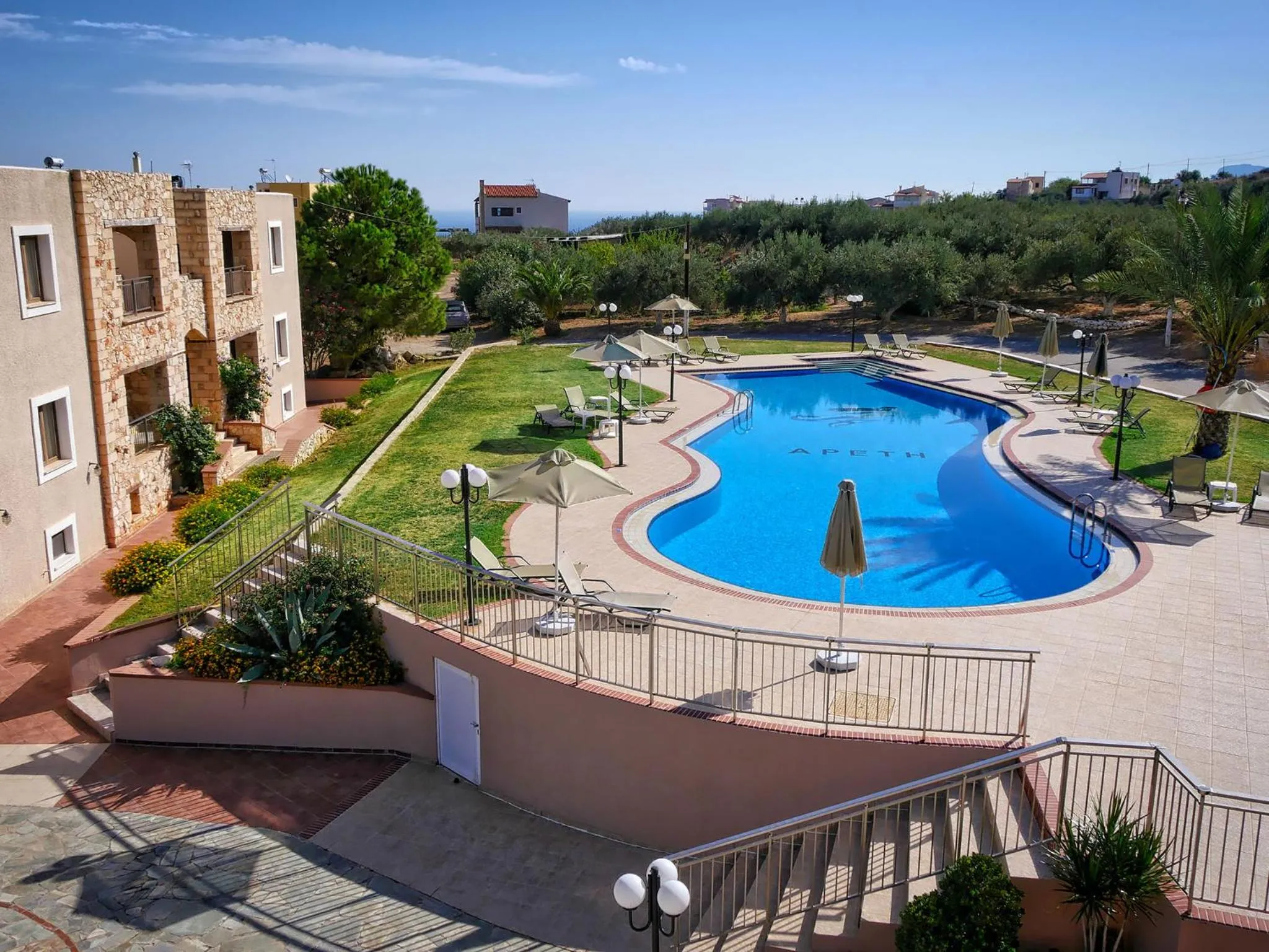 Swimming pool in Areti Aparthotel