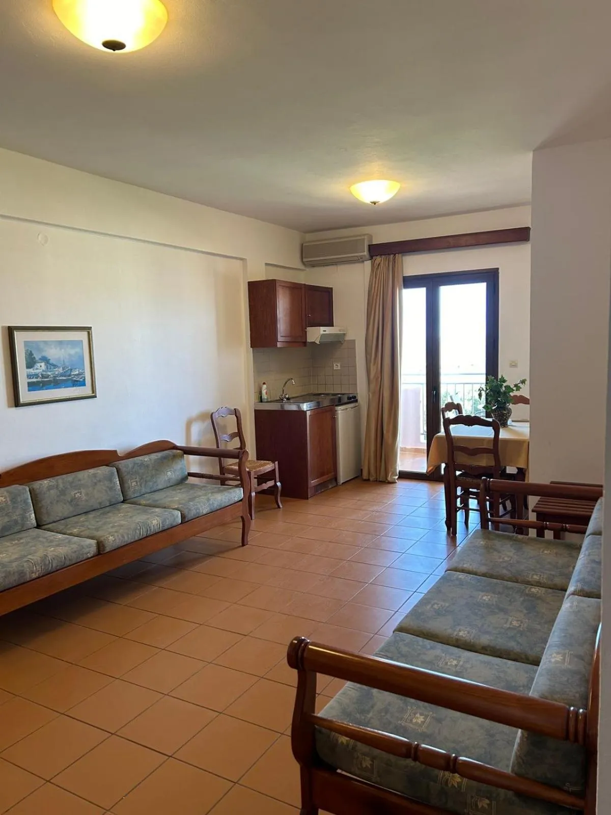 Living room in Areti Aparthotel