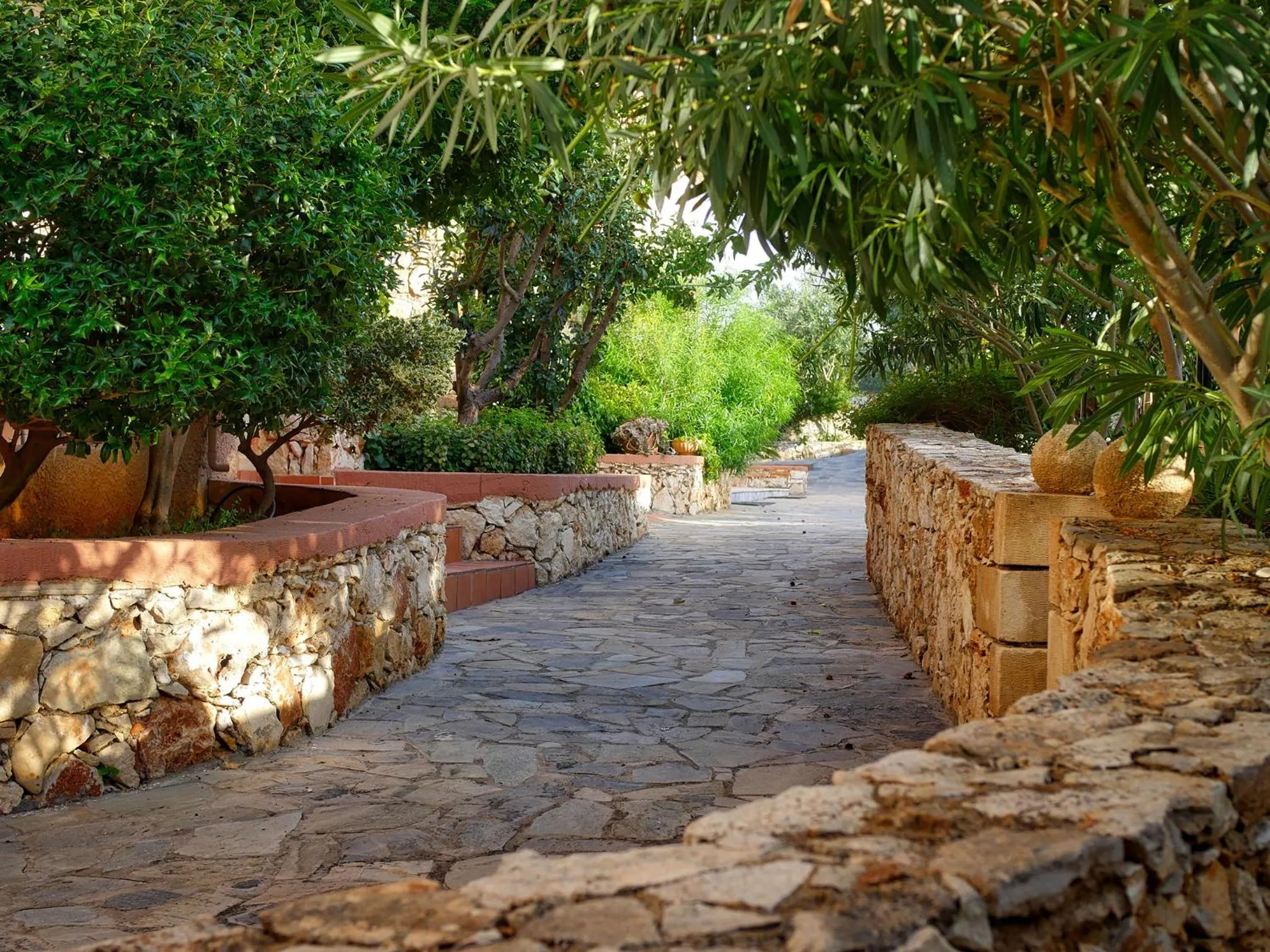 Patio in Areti Aparthotel