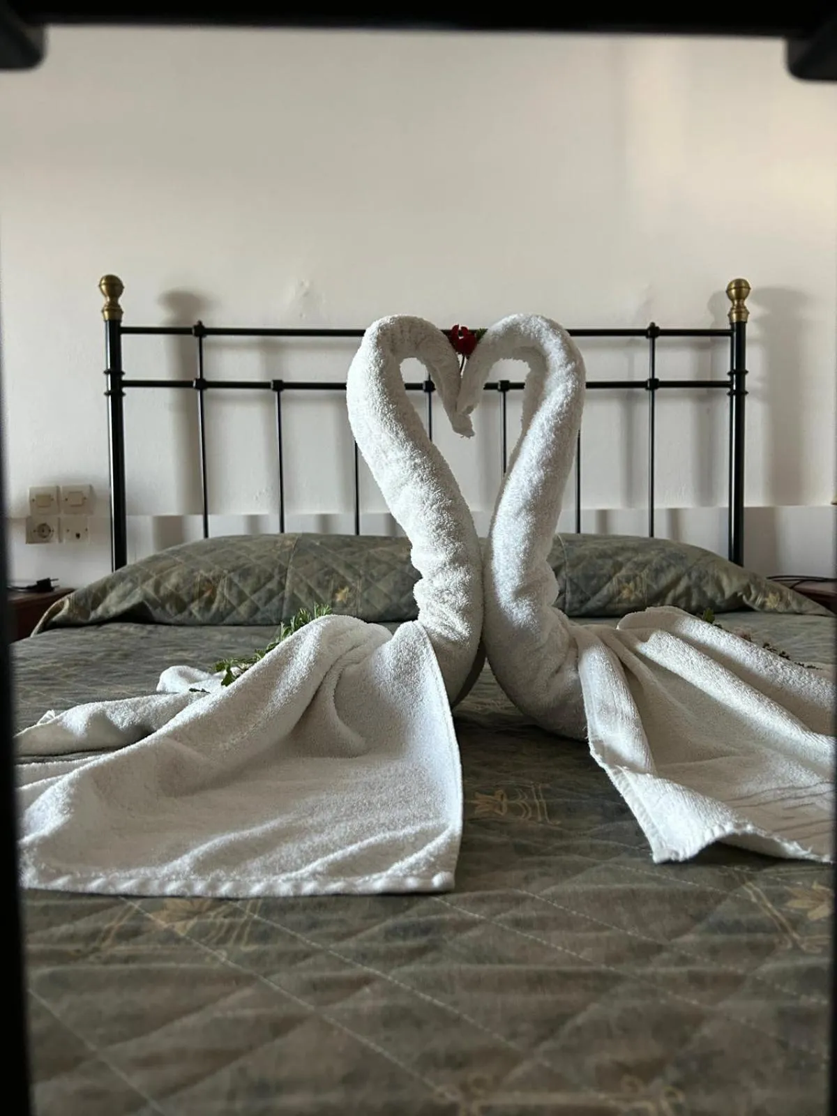 Bed in Areti Aparthotel